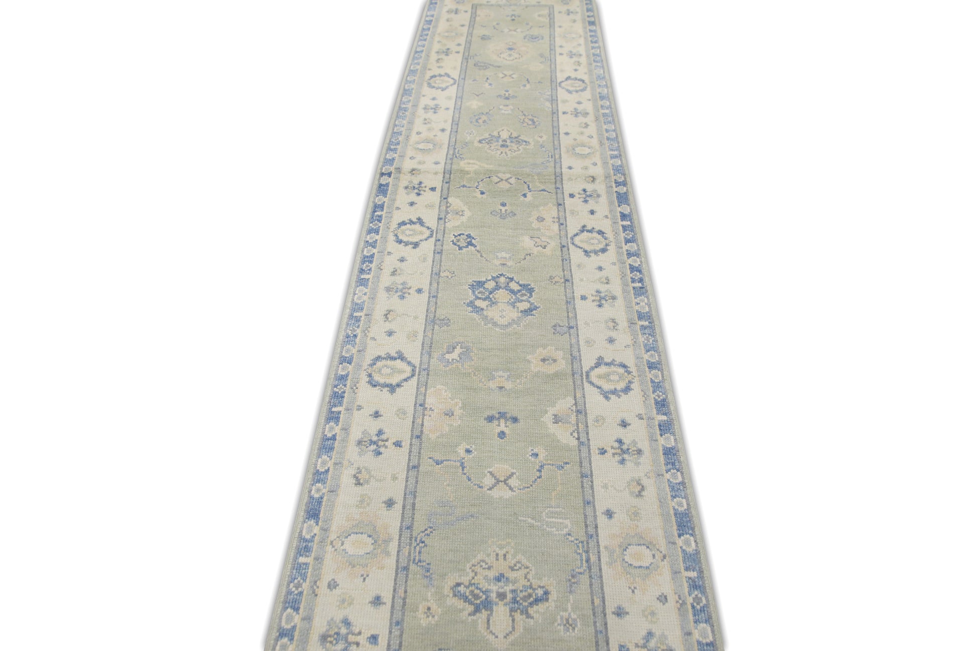 Turkish Oushak Rug 2'9" x 16'1" #7296