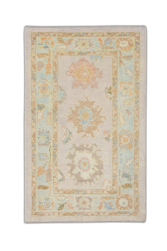 #4197 Turkish Oushak 3'4" x 5'3"