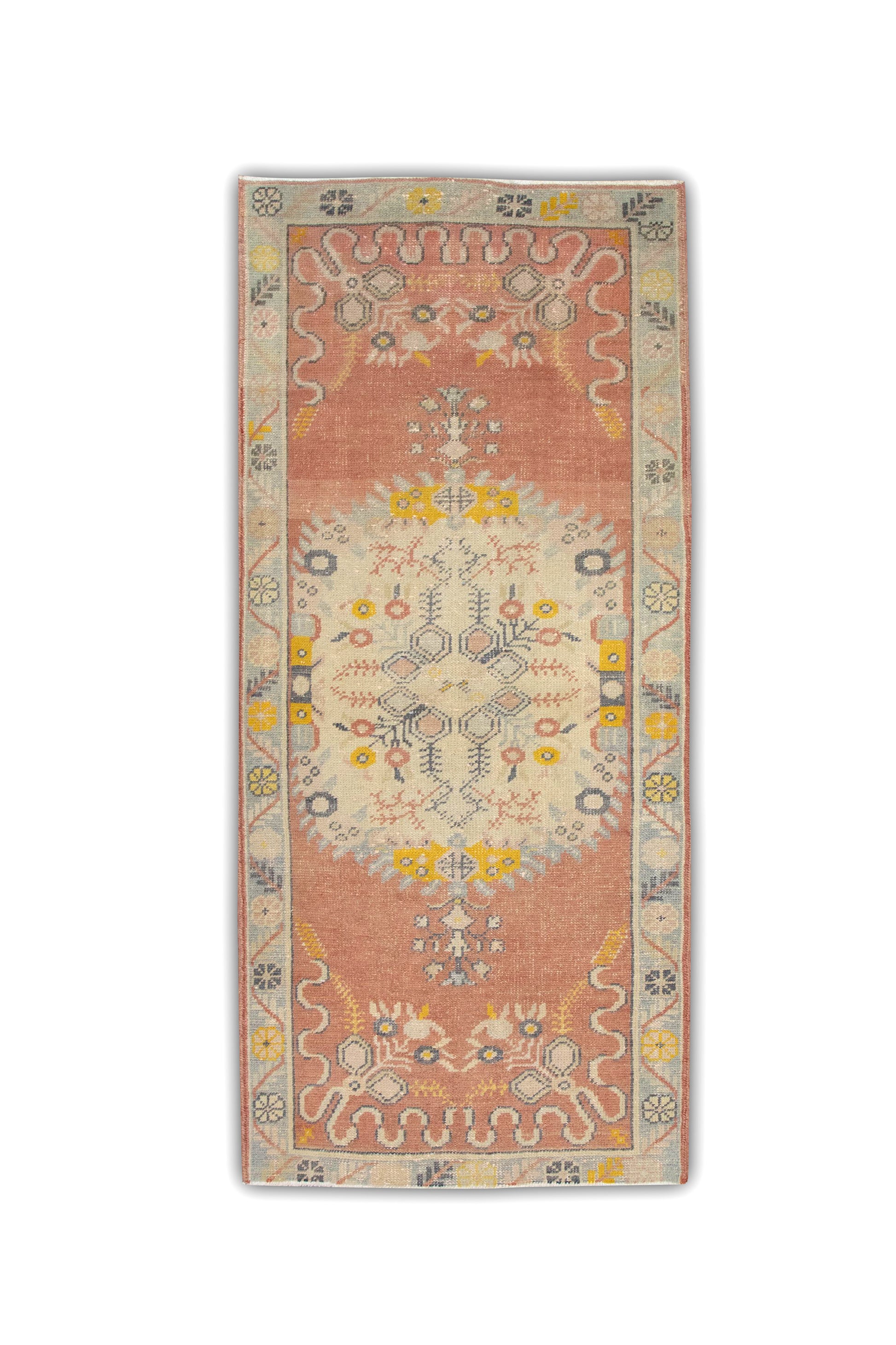 Turkish Vintage Anatolian Rug  2'9" x 6'4" #95