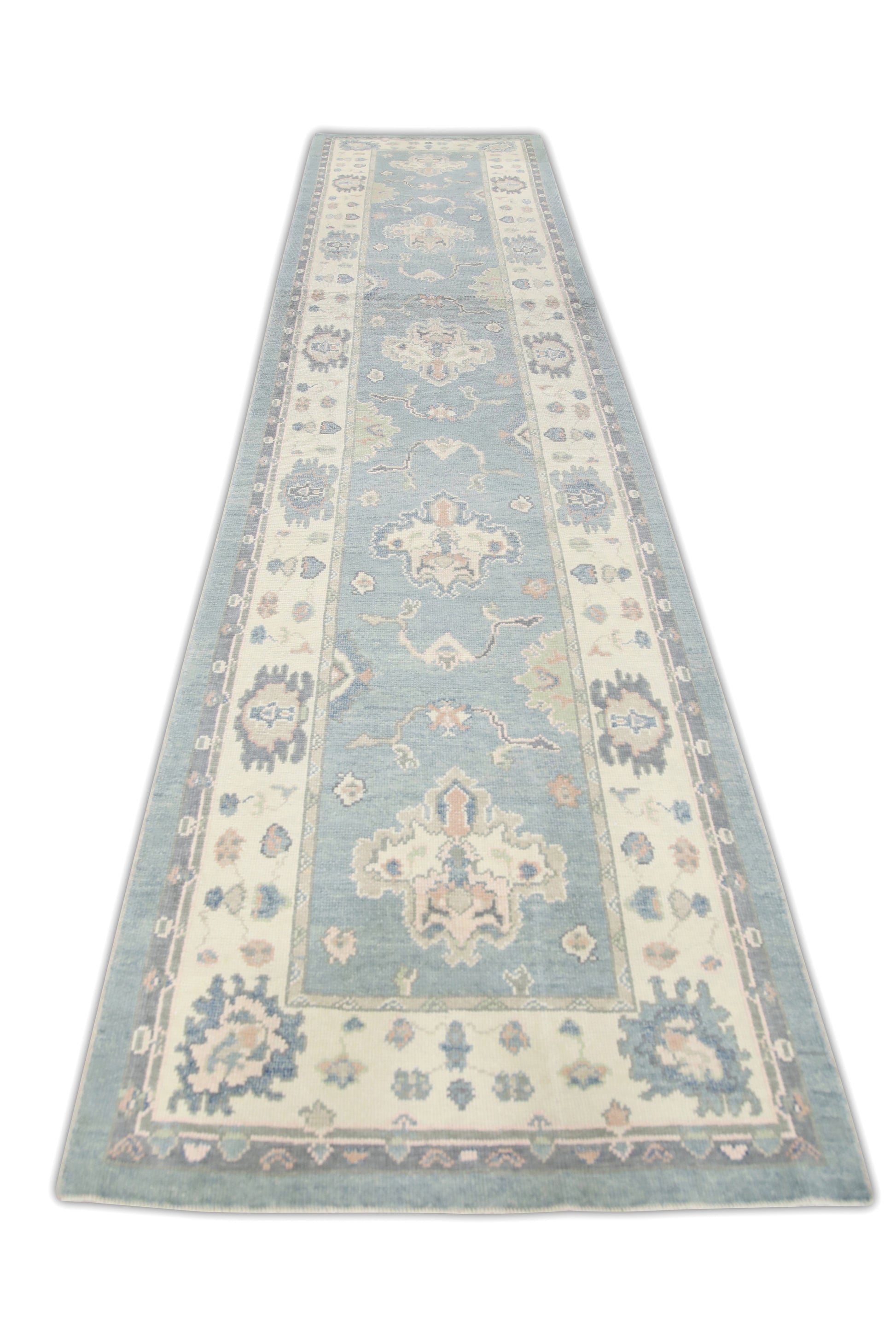 Turkish Oushak Rug 3'11" x 15'4" #7277
