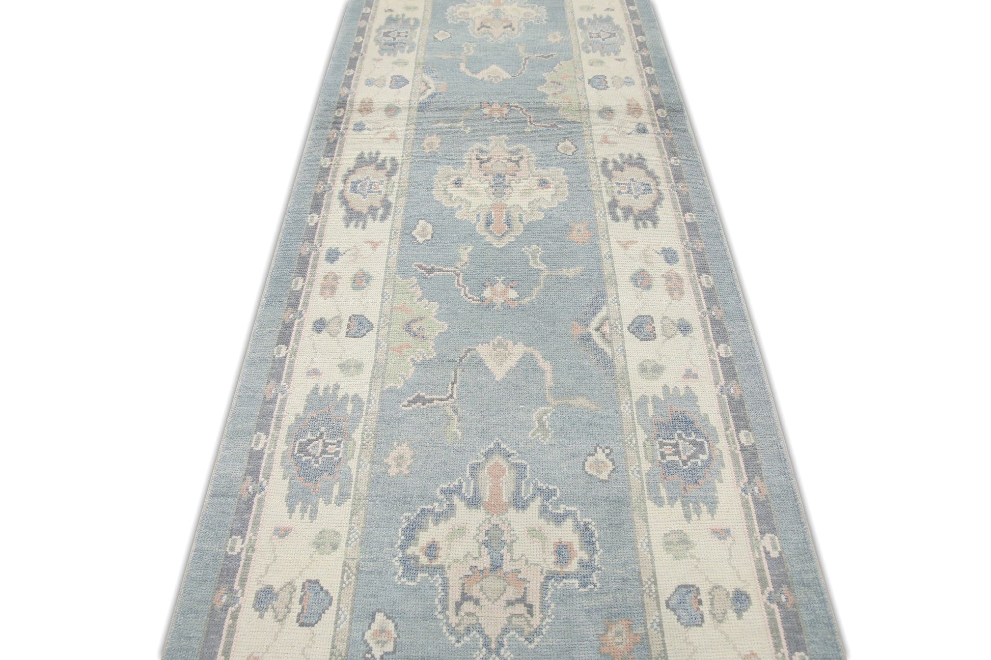 Turkish Oushak Rug 3'11" x 15'4" #7277