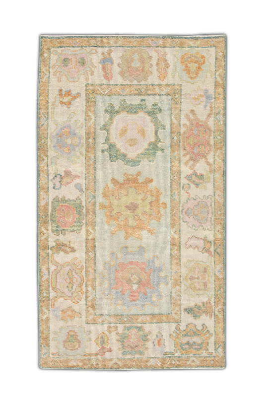 #4312 Turkish Oushak 2'11" x 5'