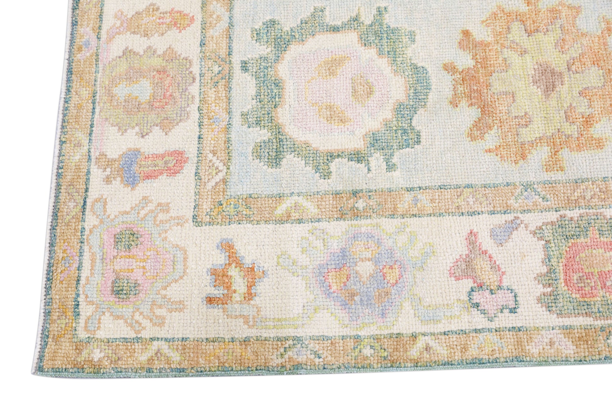 Turkish Oushak Rug 2'11" x 5' #4312