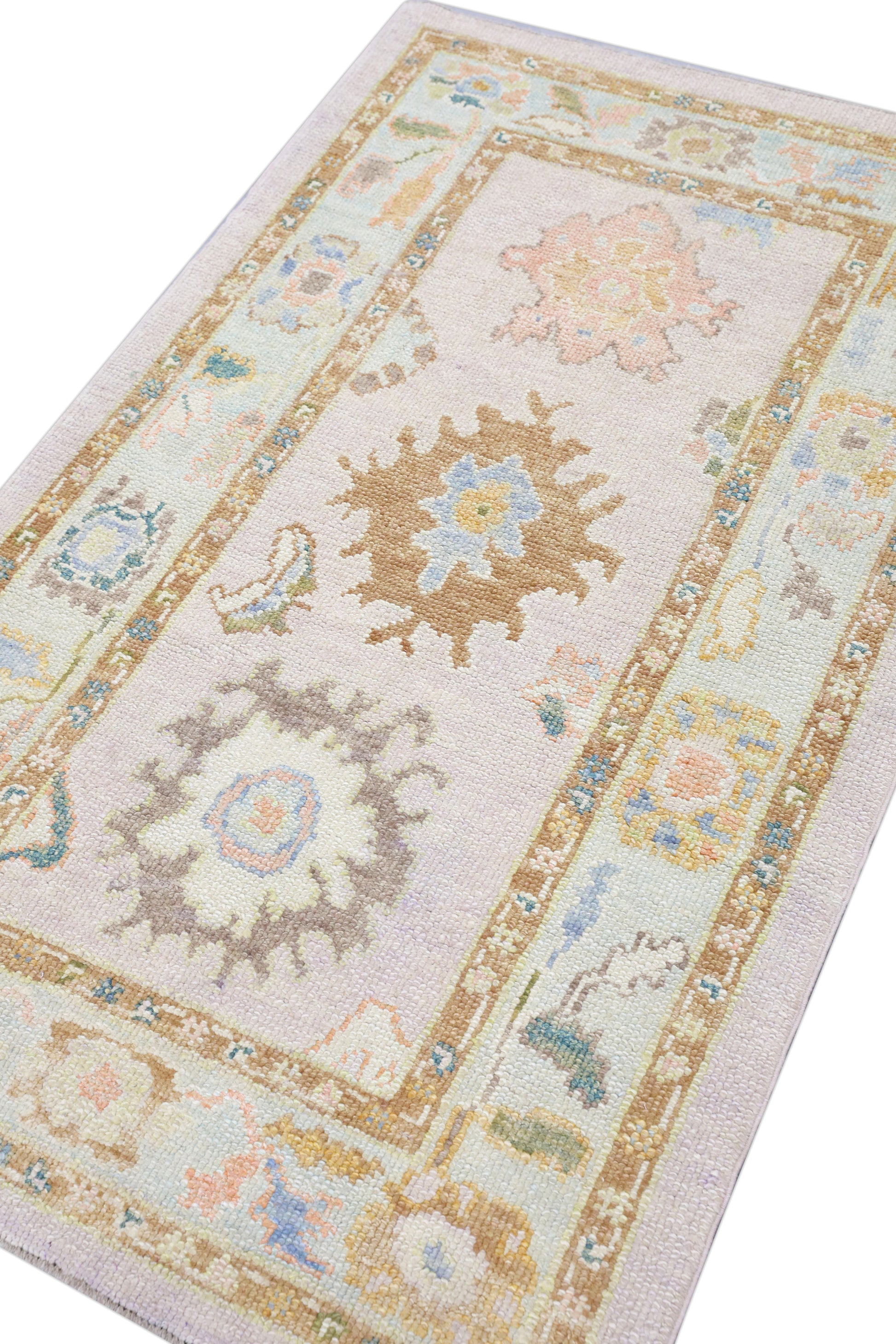 Turkish Oushak Rug 3'4" x 5'6" #4124