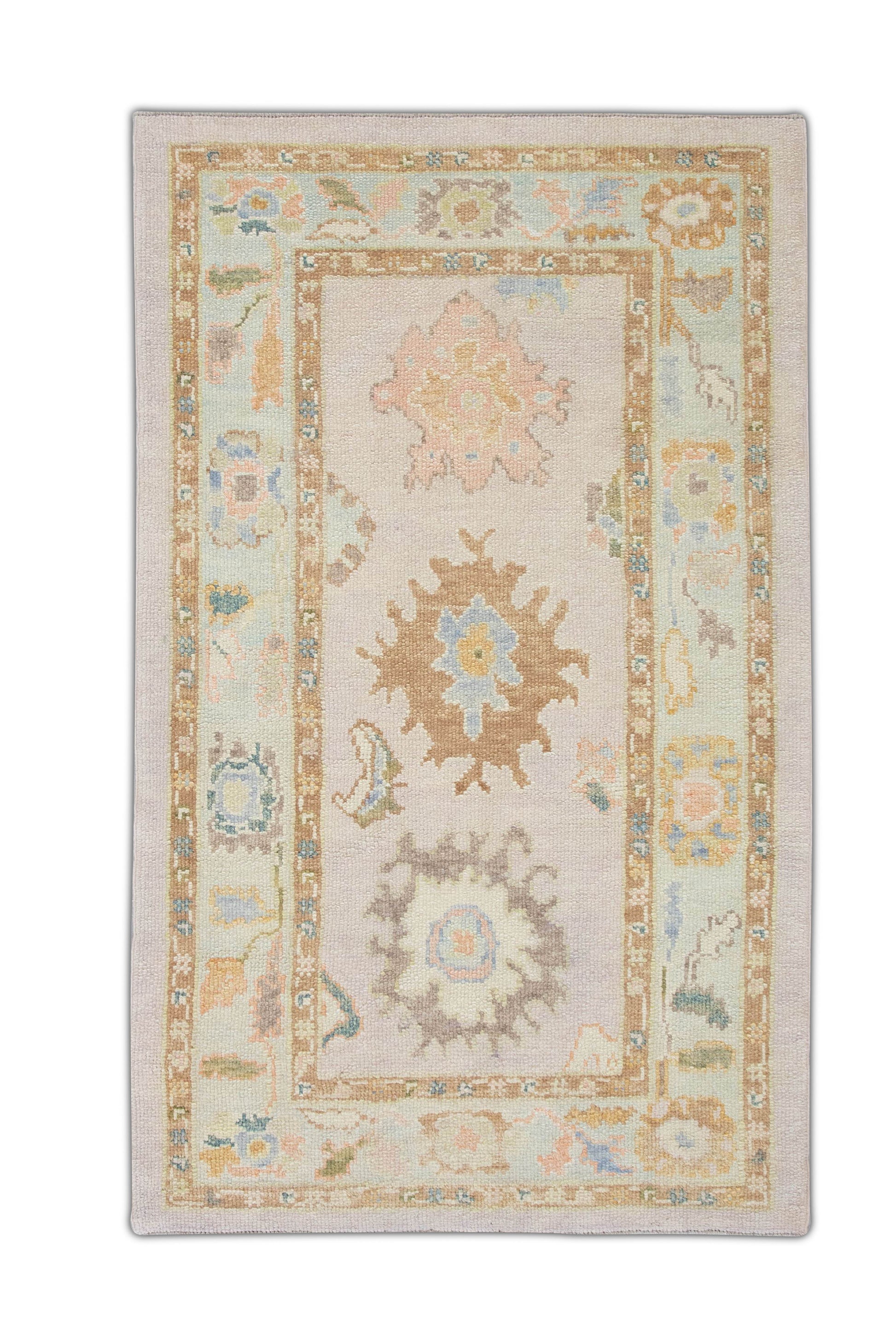 Turkish Oushak Rug 3'4" x 5'6" #4124