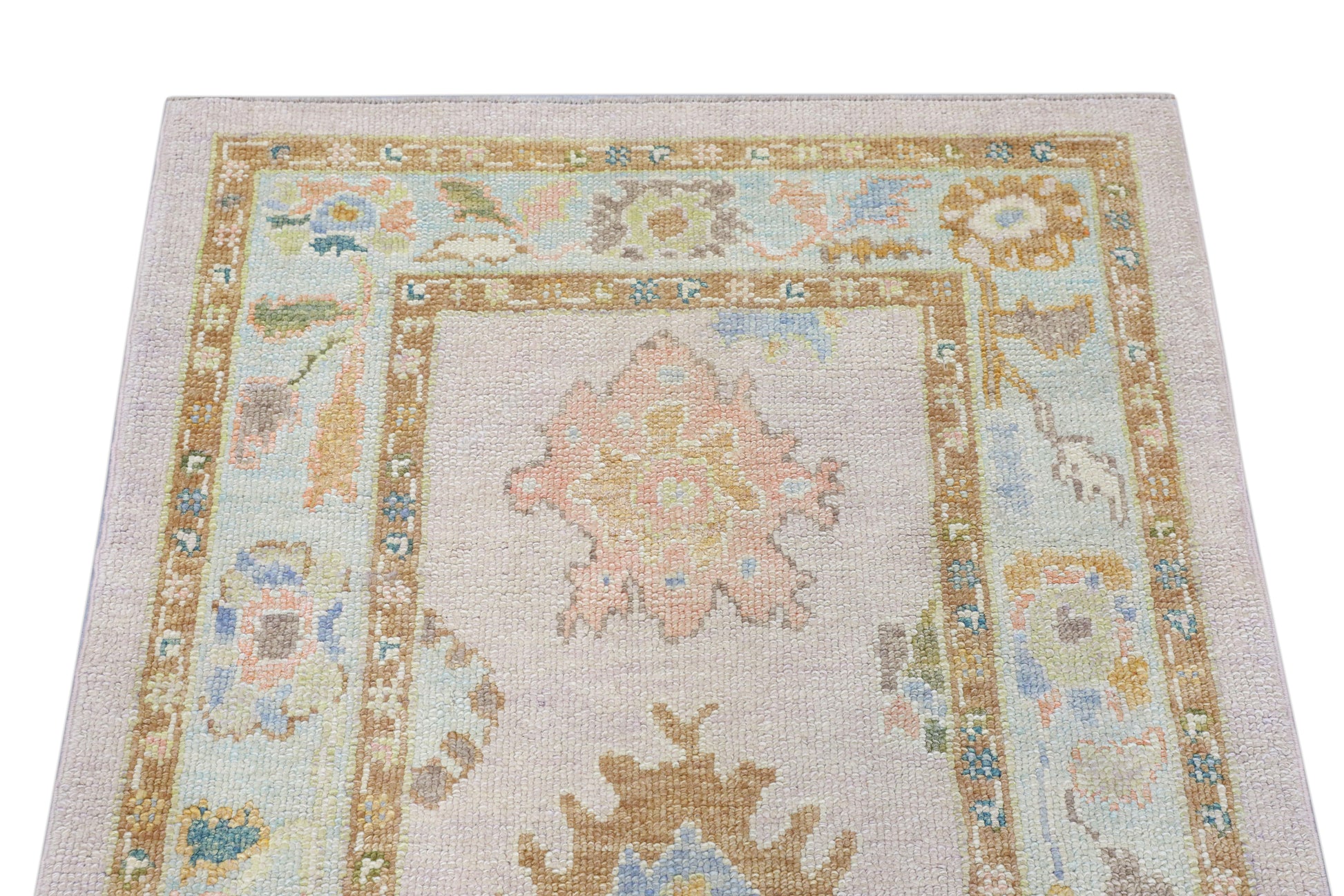 Turkish Oushak Rug 3'4" x 5'6" #4124