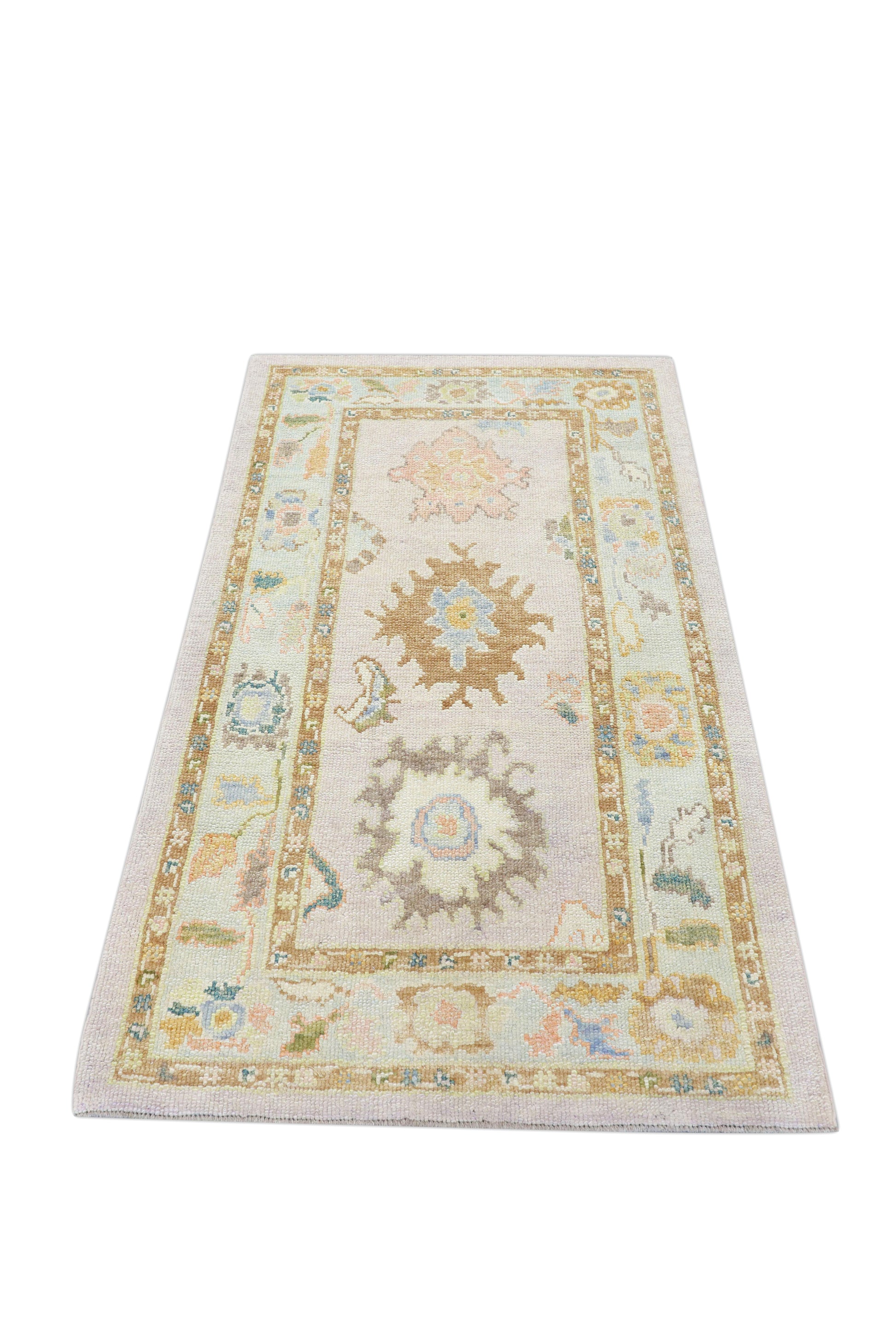 Turkish Oushak Rug 3'4" x 5'6" #4124