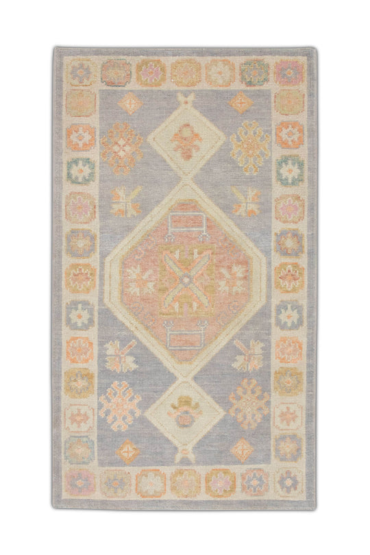 #4299 Turkish Oushak 3'2" x 5'6"