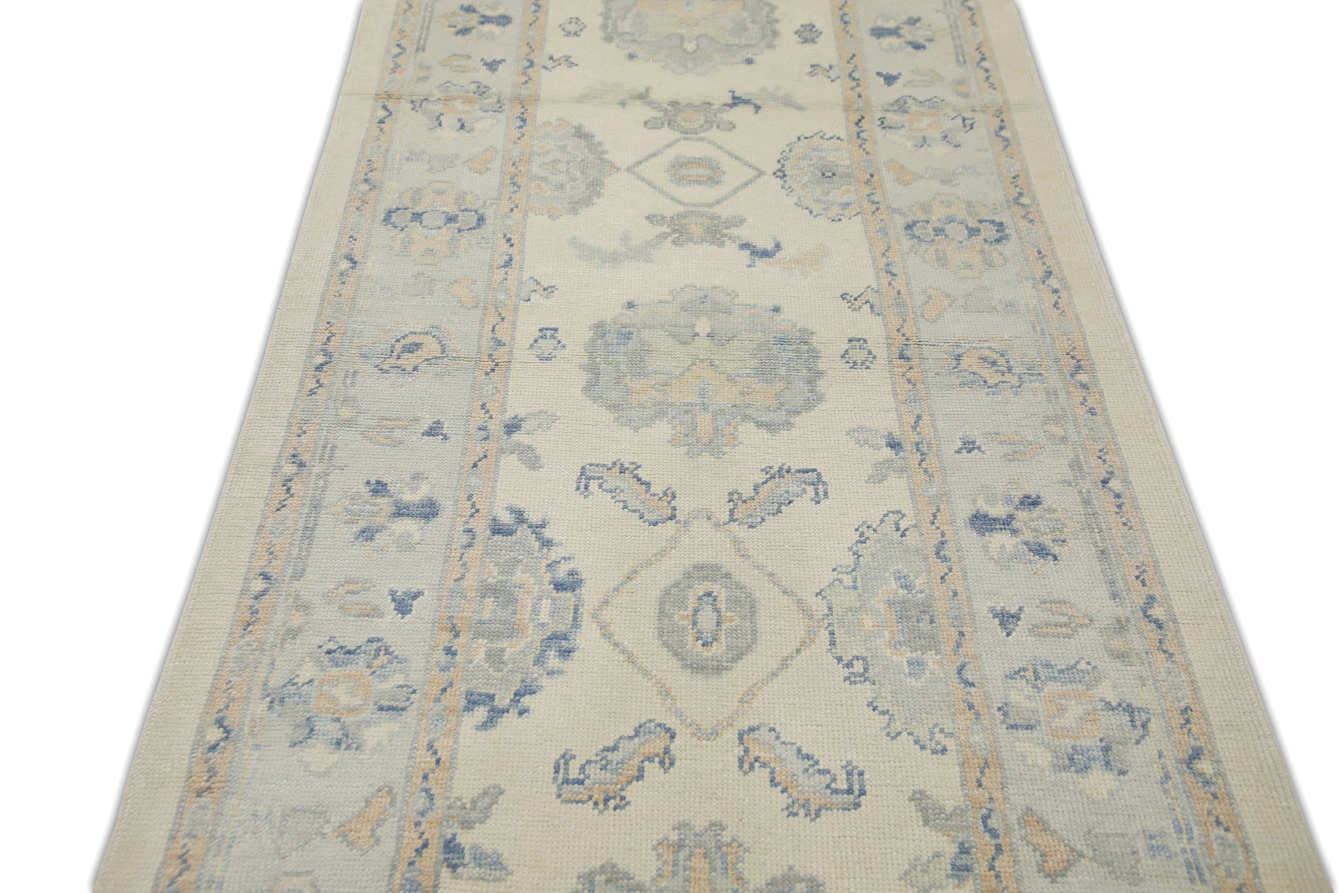 Turkish Oushak Rug 3'11" x 14'8" #7016