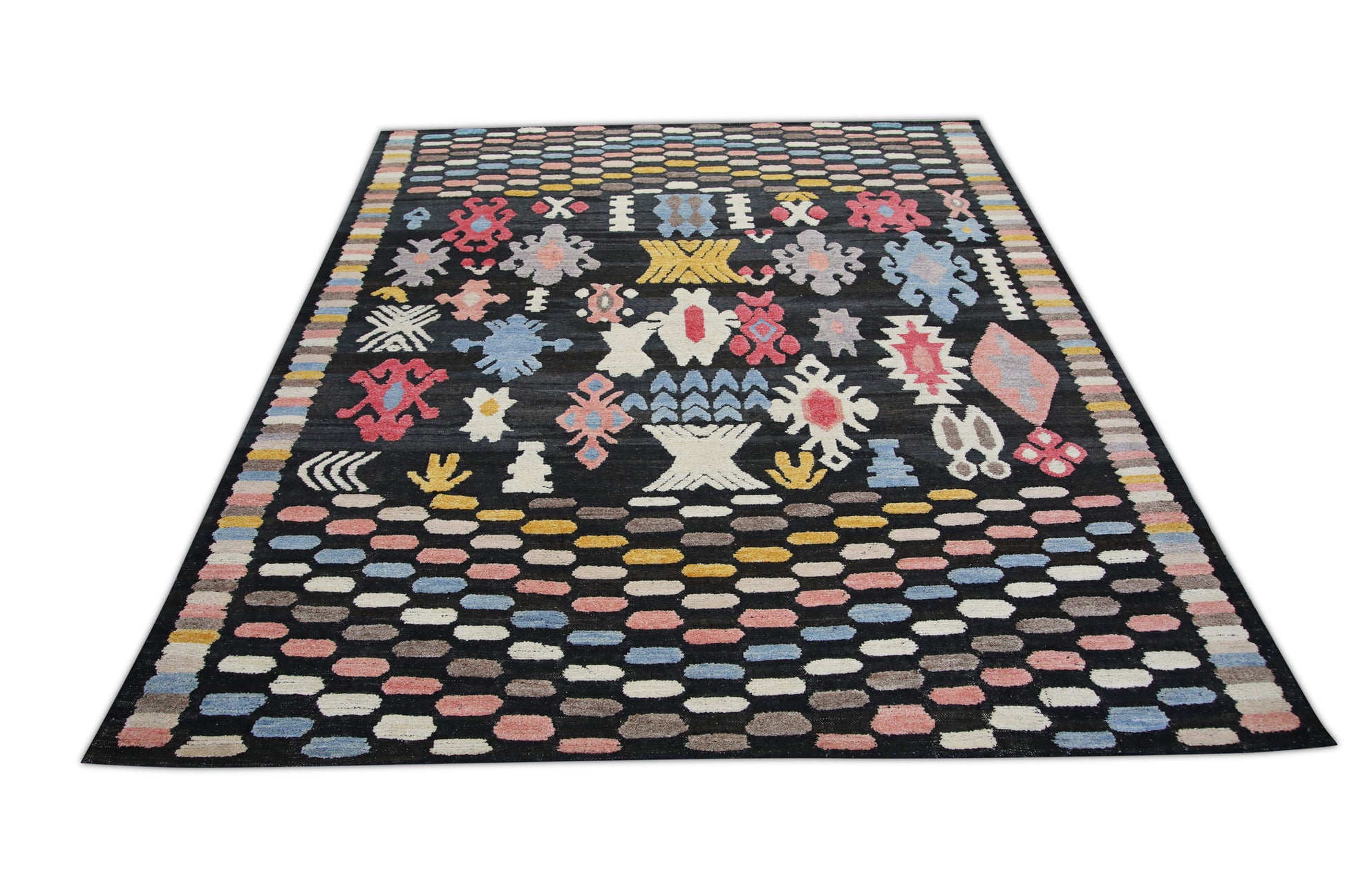 Oriental Flatweave Turkish Kilim 8'11" x 10'3" #5012