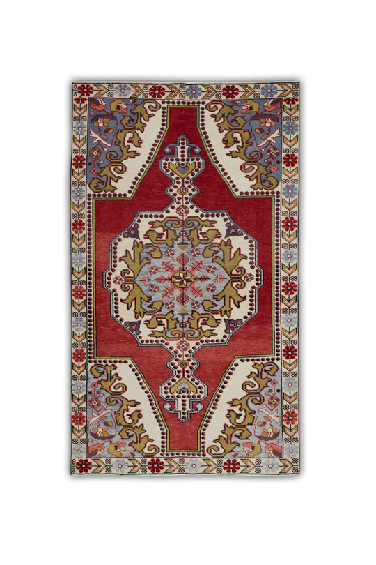 #212 Turkish Vintage Anatolian Rug  4'1" x 7'1"