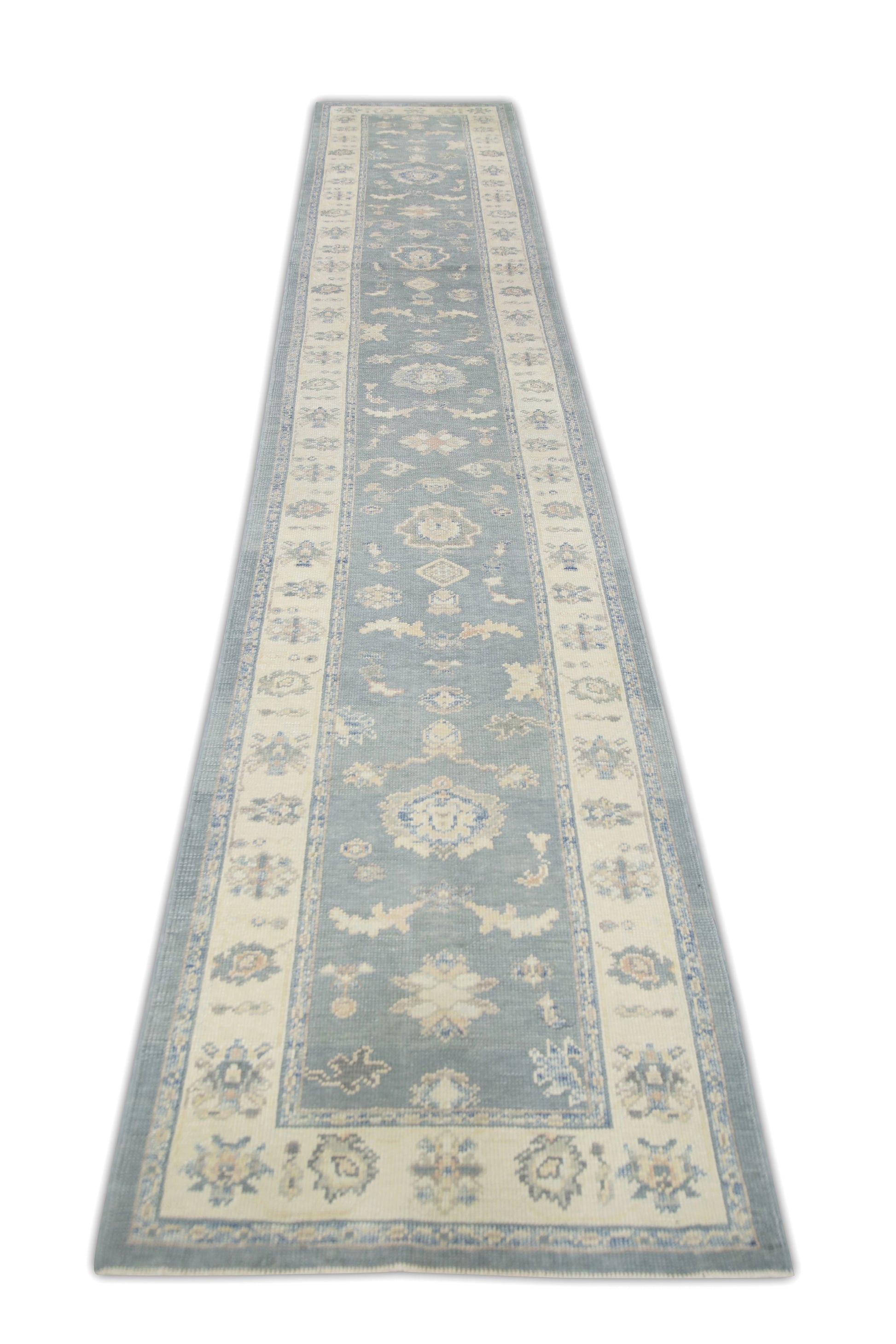 Turkish Oushak Rug 3' x 15'9" #7297