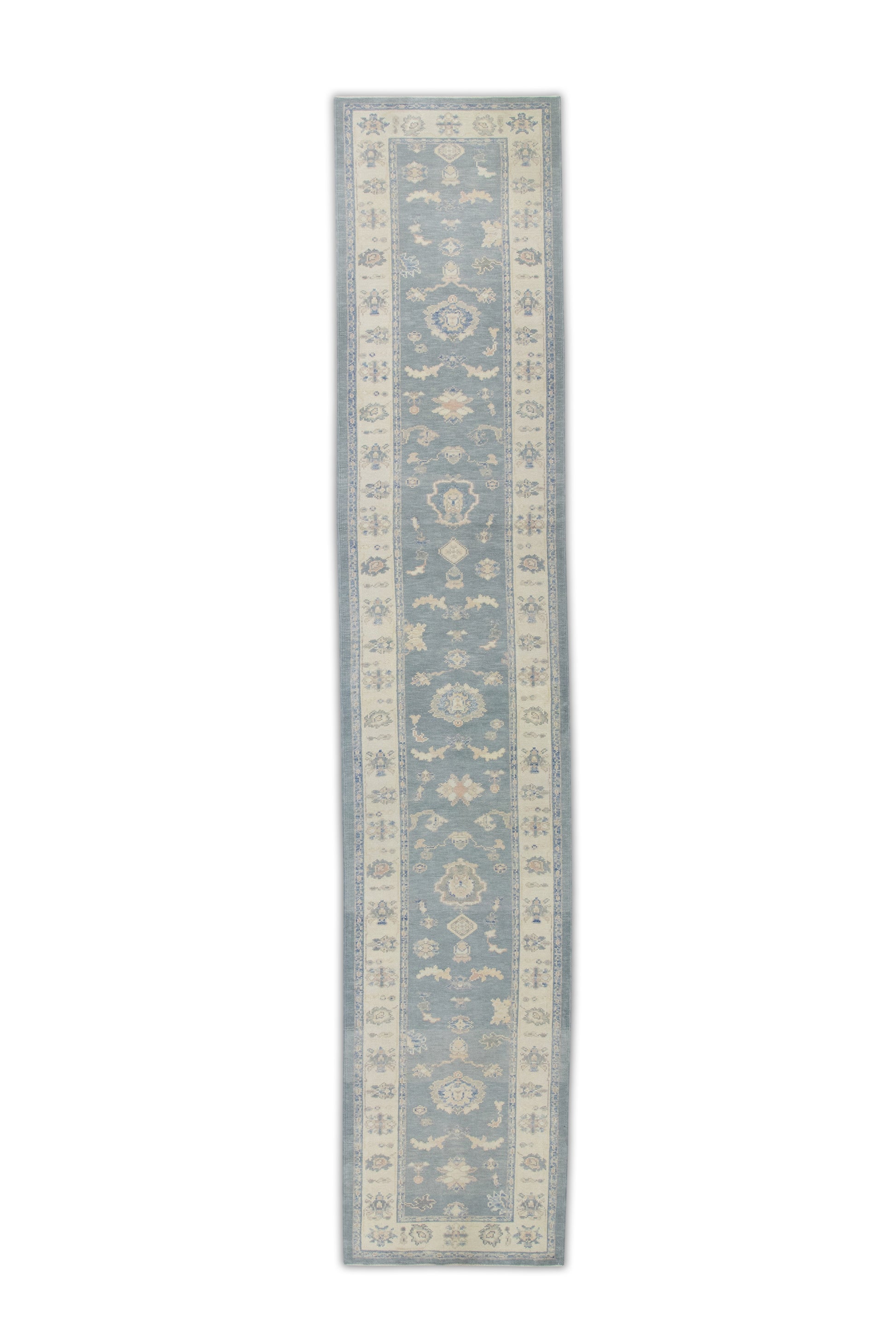 Turkish Oushak Rug 3' x 15'9" #7297