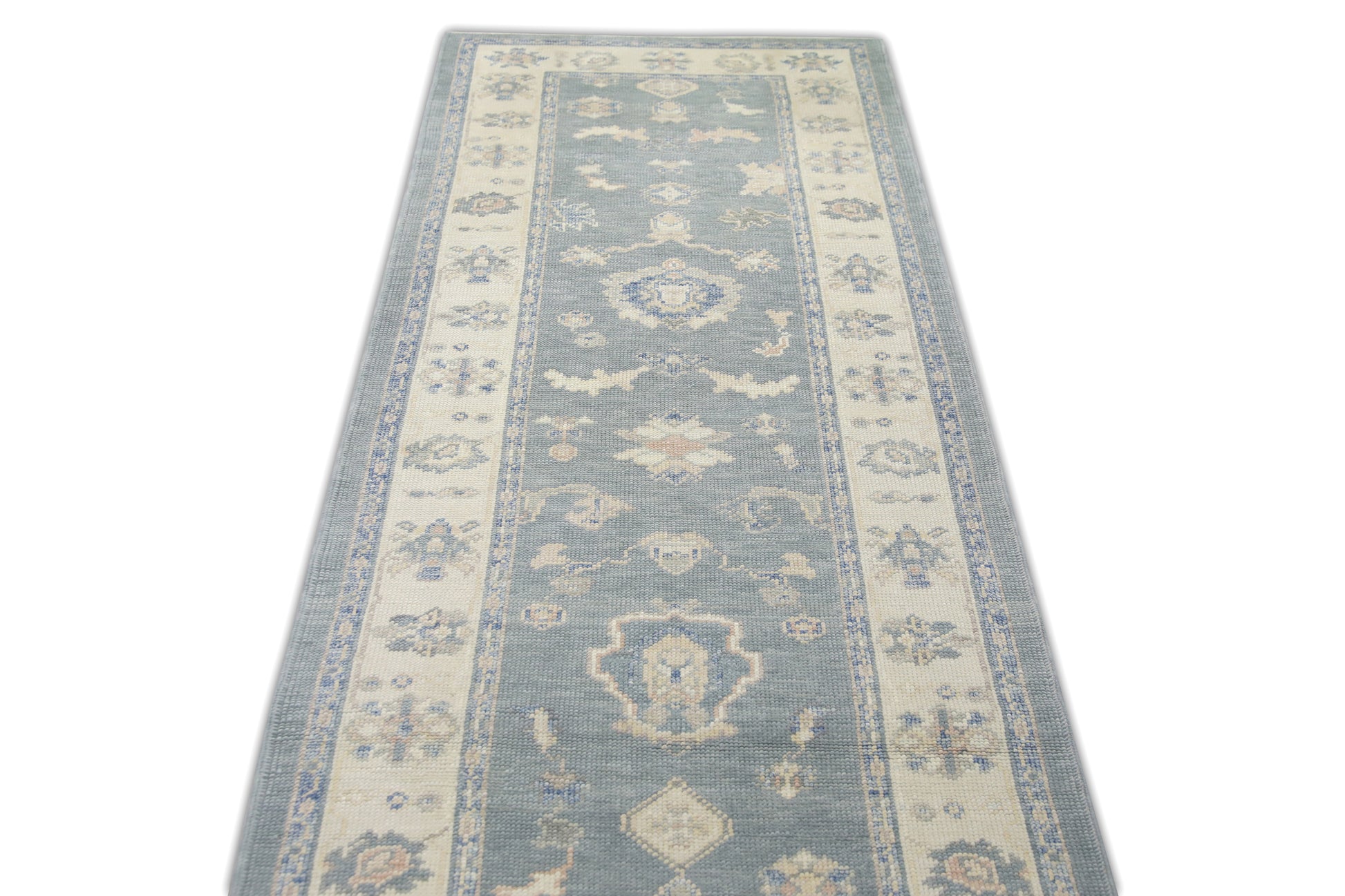 Turkish Oushak Rug 3' x 15'9" #7297