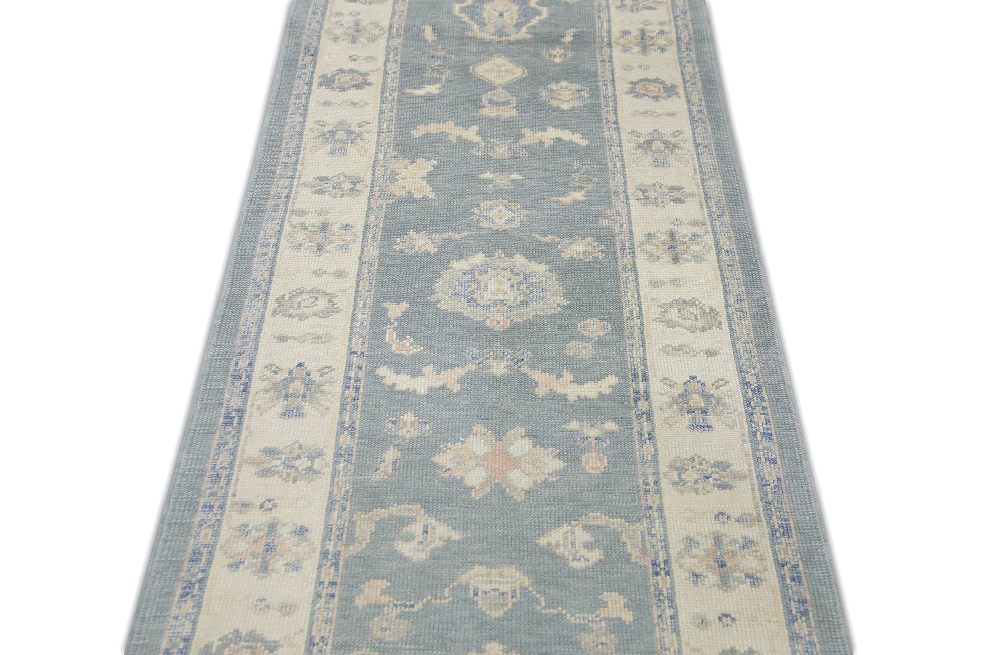 Turkish Oushak Rug 3' x 15'9" #7297
