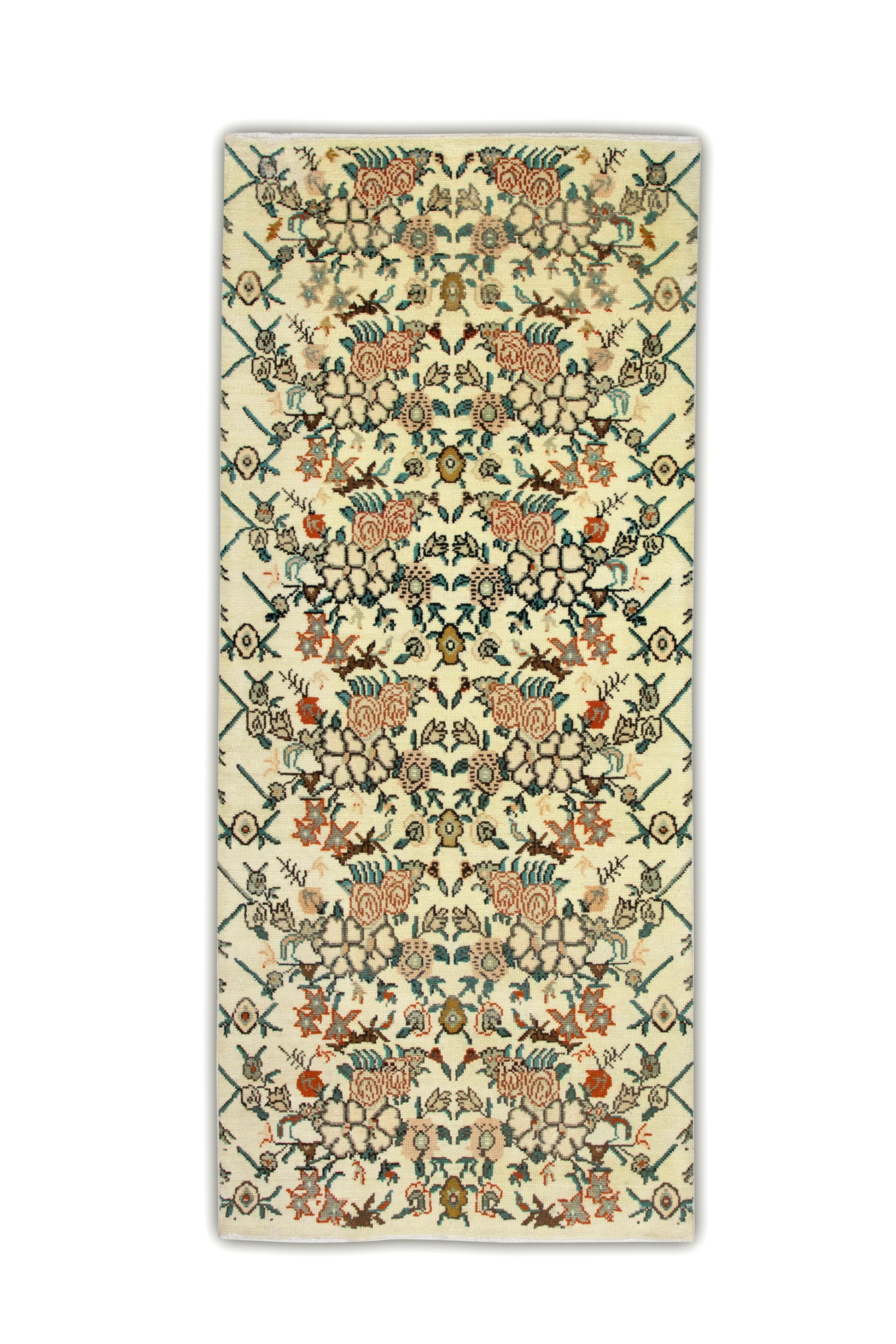 Turkish Vintage Anatolian Rug  3'3" x 7'6" #217