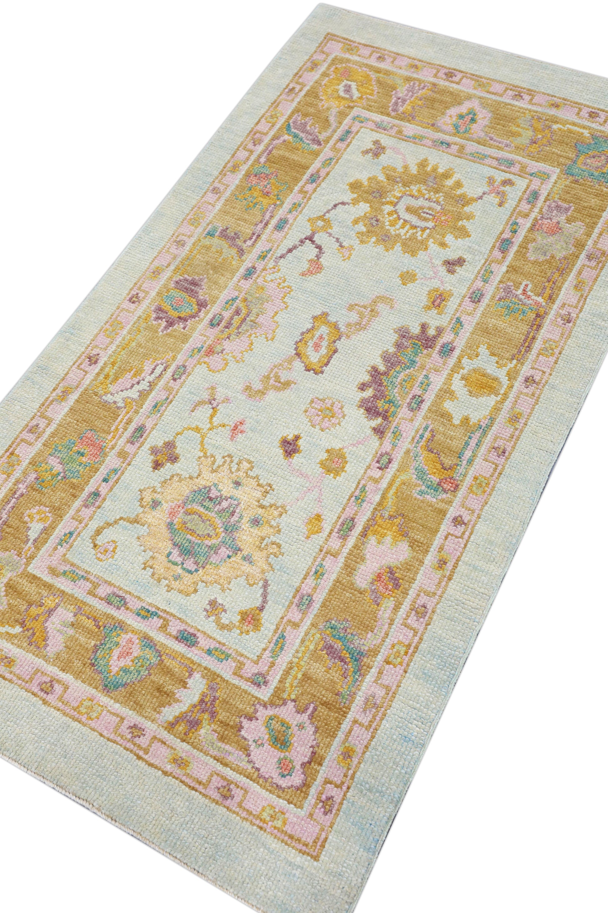 Turkish Oushak Rug 2'10" x 5'2" #4164