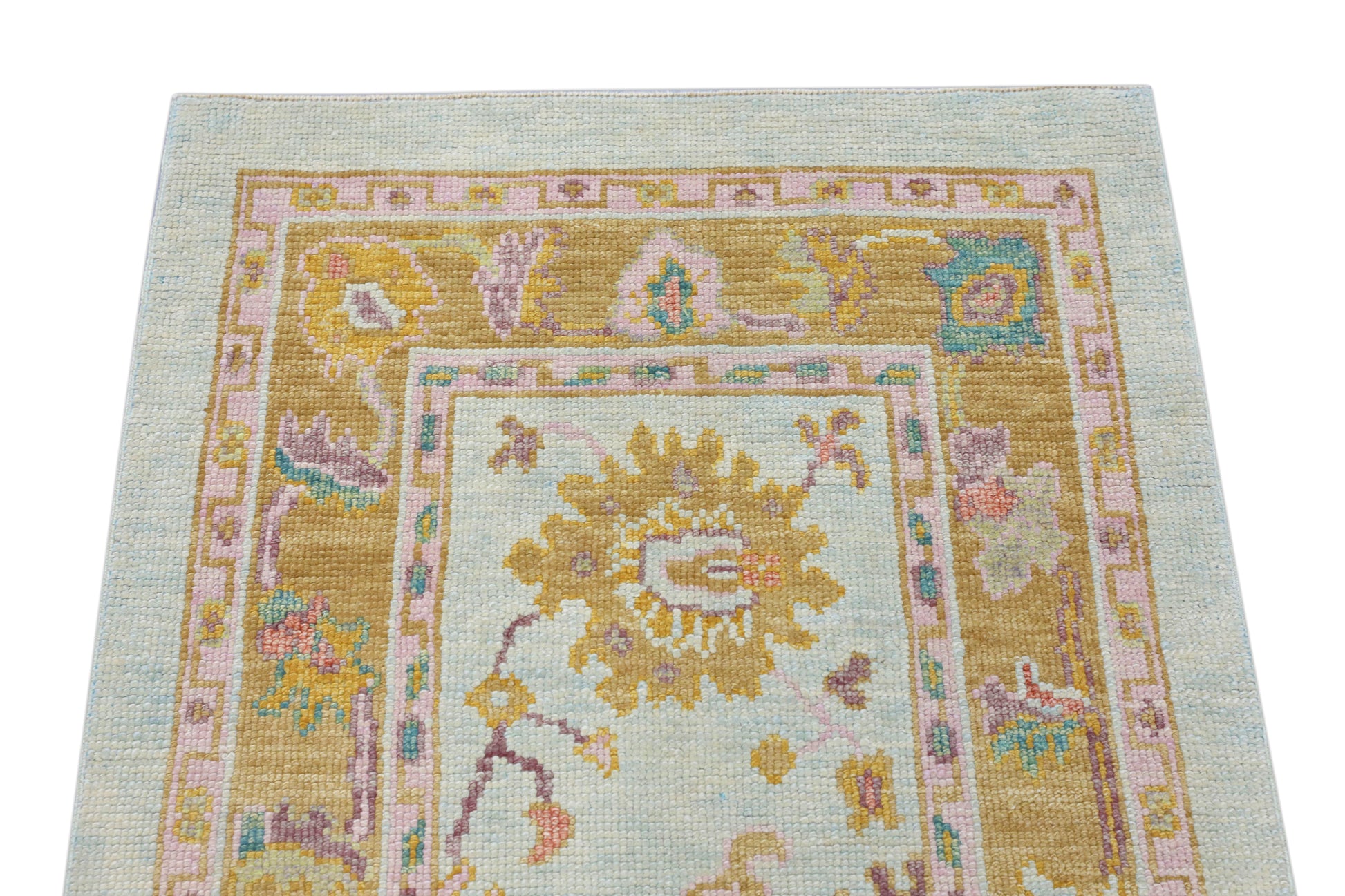 Turkish Oushak Rug 2'10" x 5'2" #4164