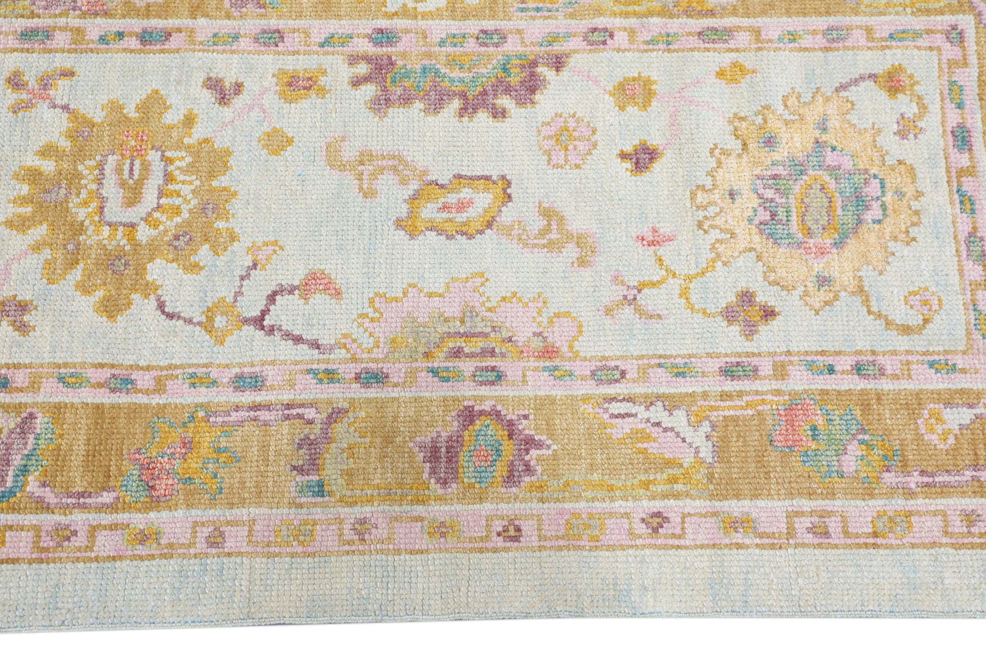 Turkish Oushak Rug 2'10" x 5'2" #4164