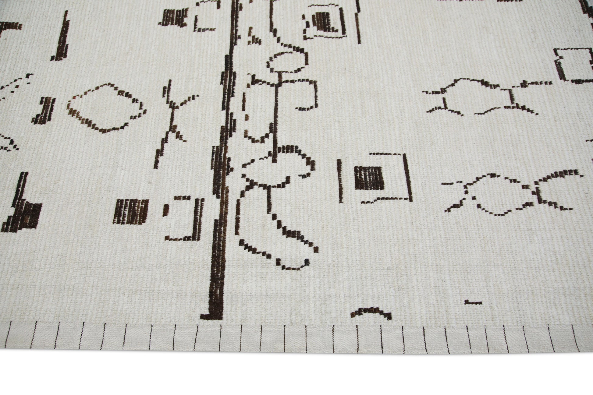 Turkish Tulu Rug Hand Knotted 9'10" x 14'2" #5835