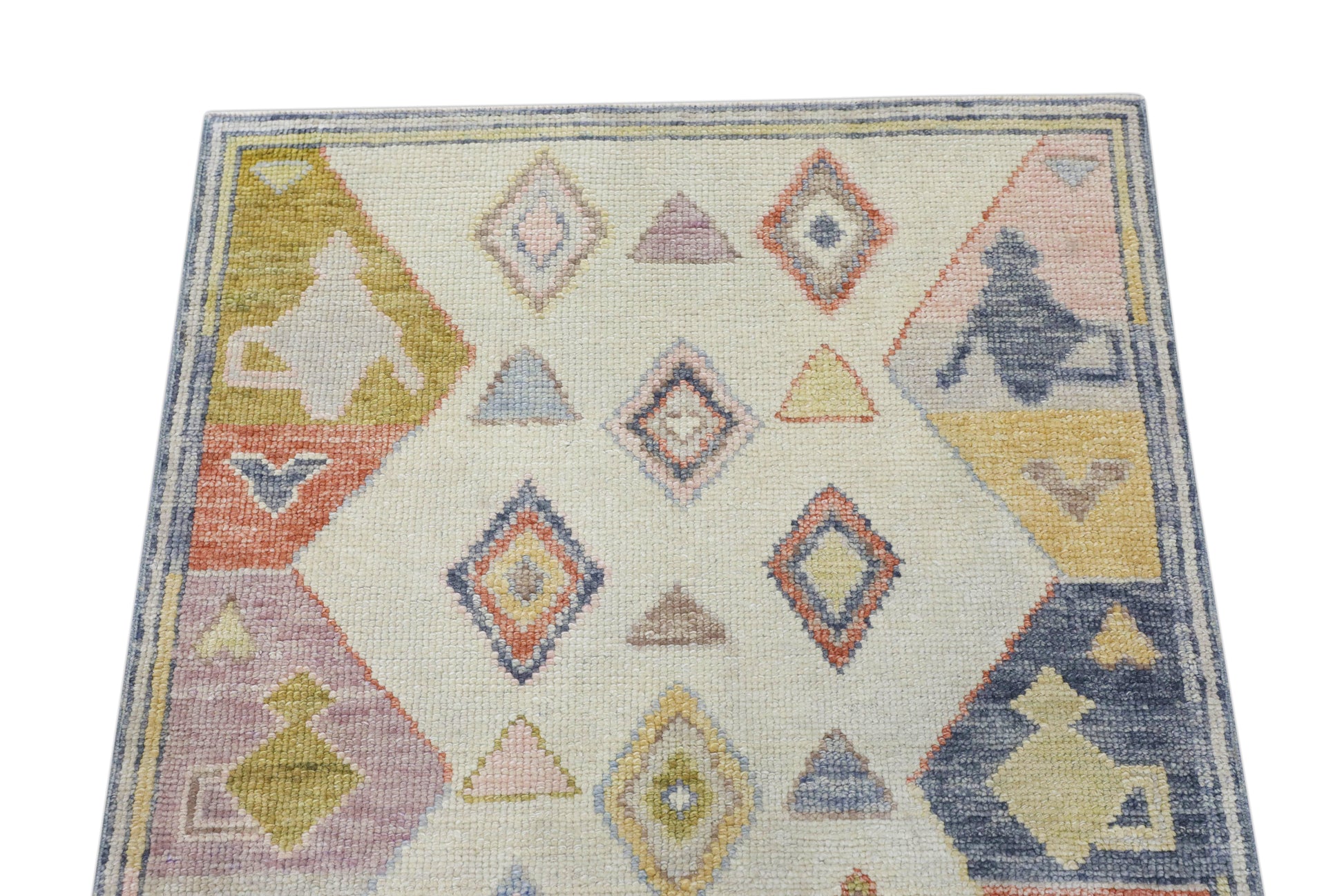 Turkish Oushak Rug 2'10" x 4'9" #4314
