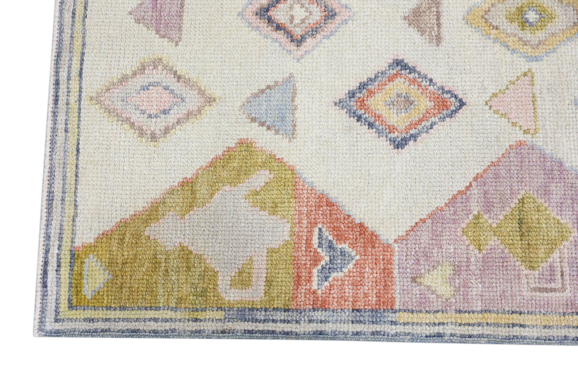 Turkish Oushak Rug 2'10" x 4'9" #4314