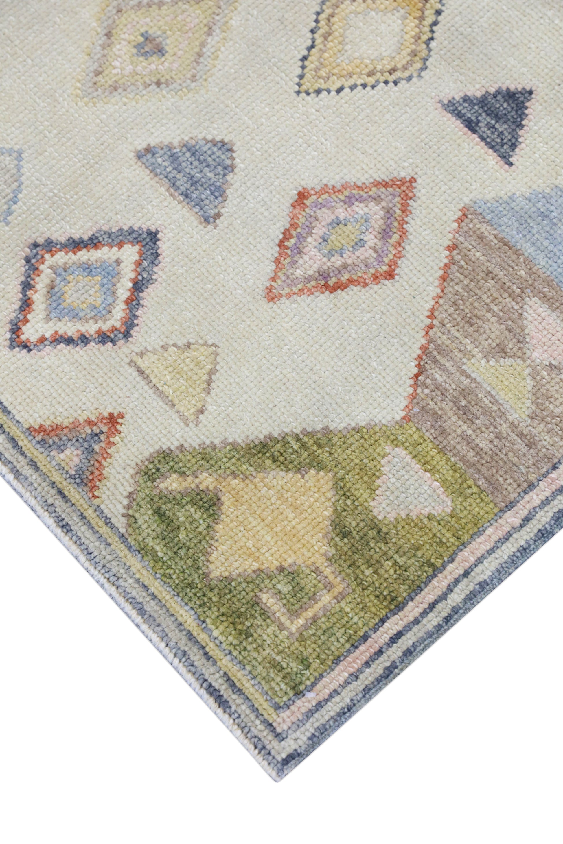 Turkish Oushak Rug 2'10" x 4'9" #4314