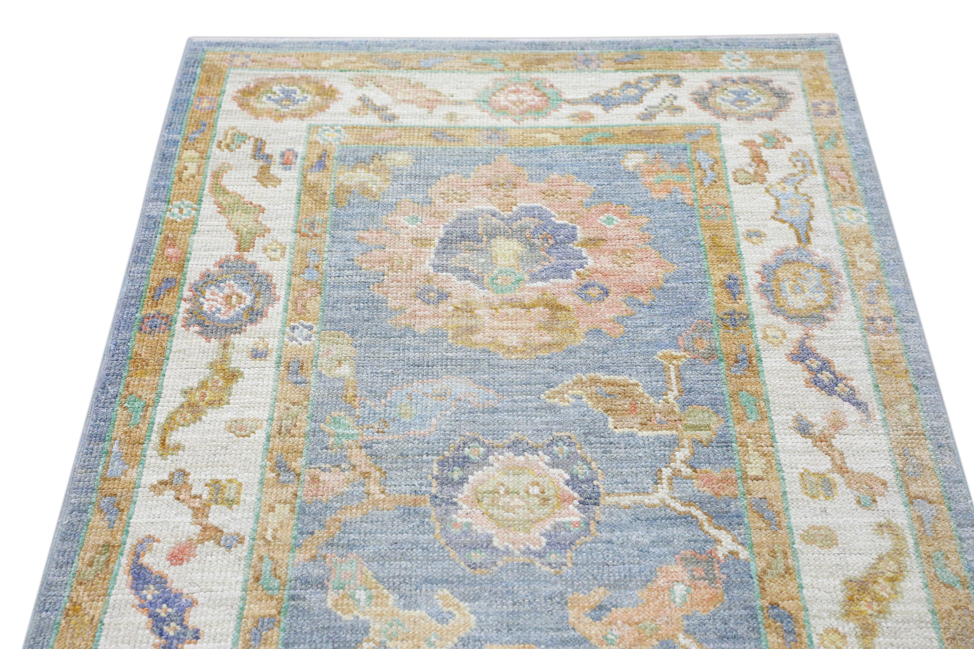 Turkish Oushak Rug 2'11" x 5' #4374