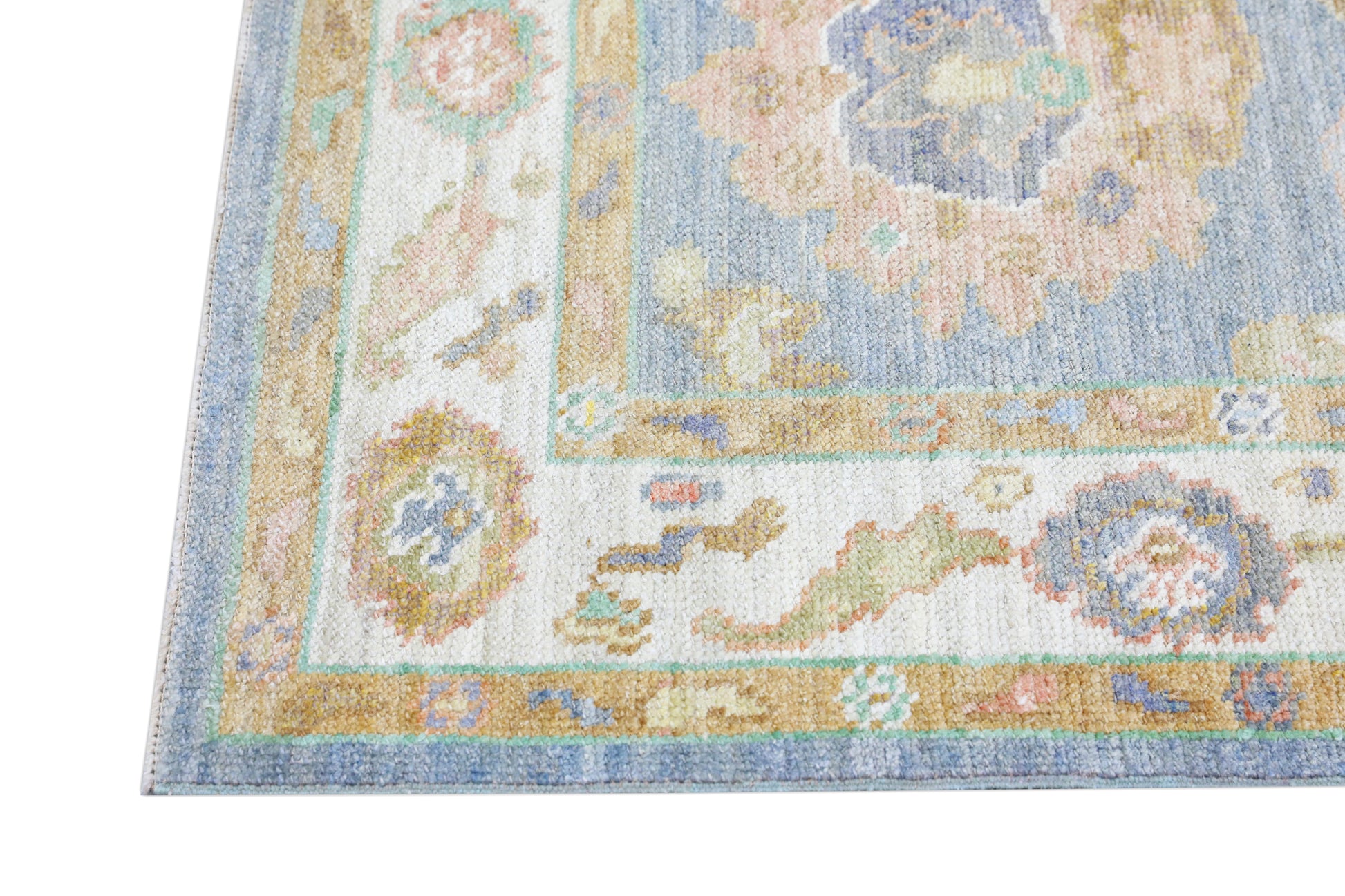 Turkish Oushak Rug 2'11" x 5' #4374