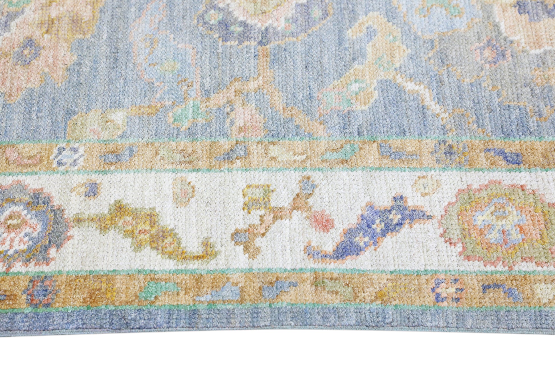Turkish Oushak Rug 2'11" x 5' #4374