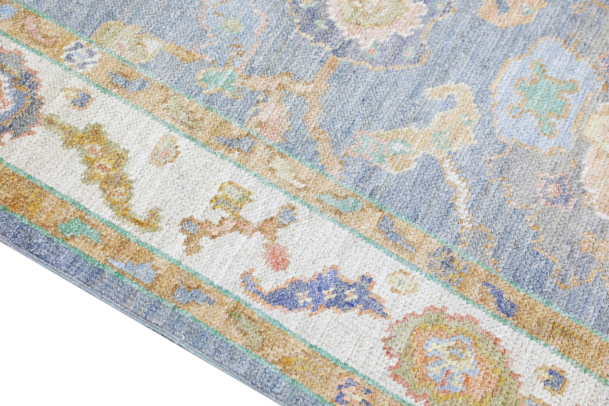 Turkish Oushak Rug 2'11" x 5' #4374