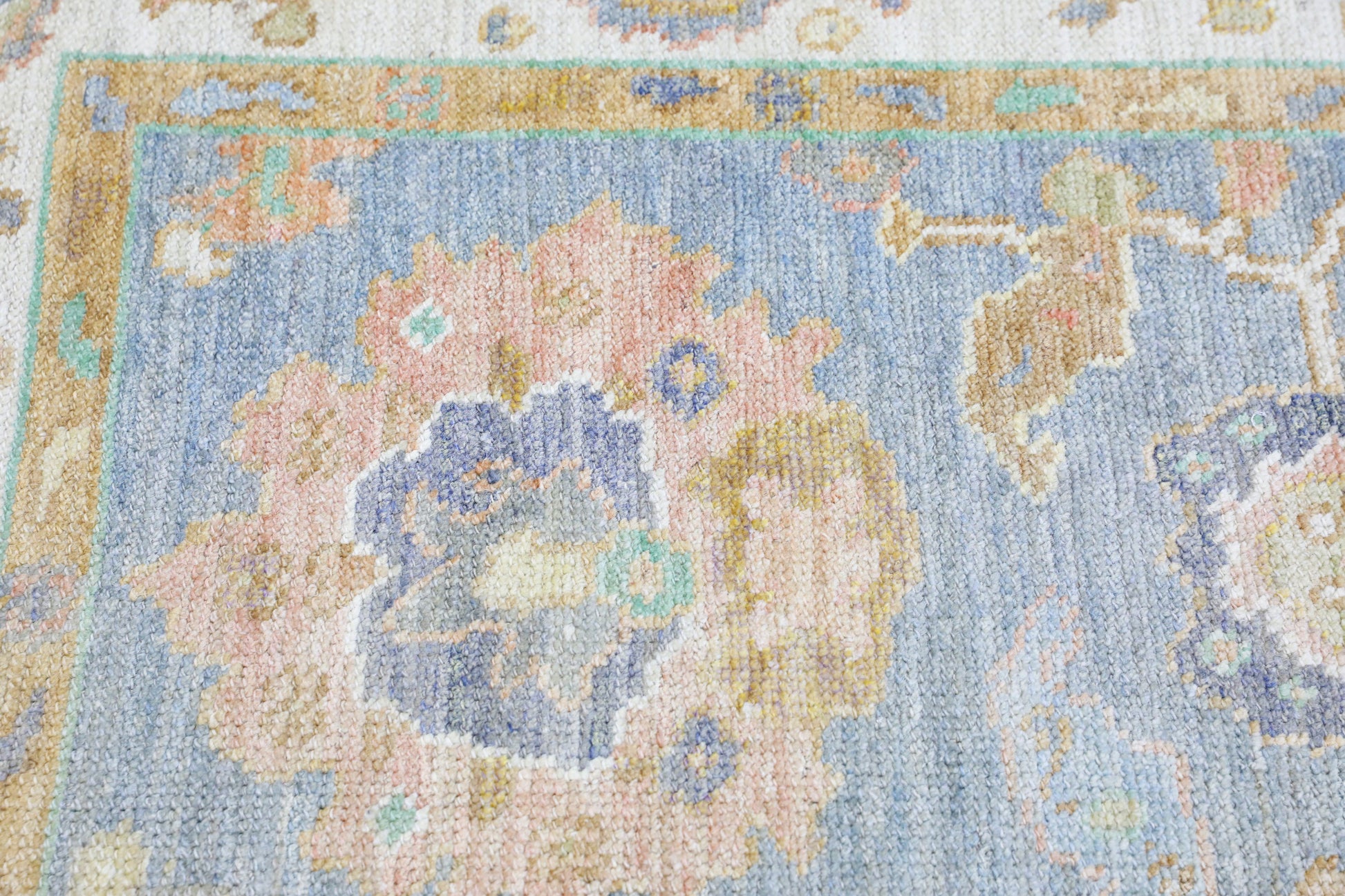 Turkish Oushak Rug 2'11" x 5' #4374