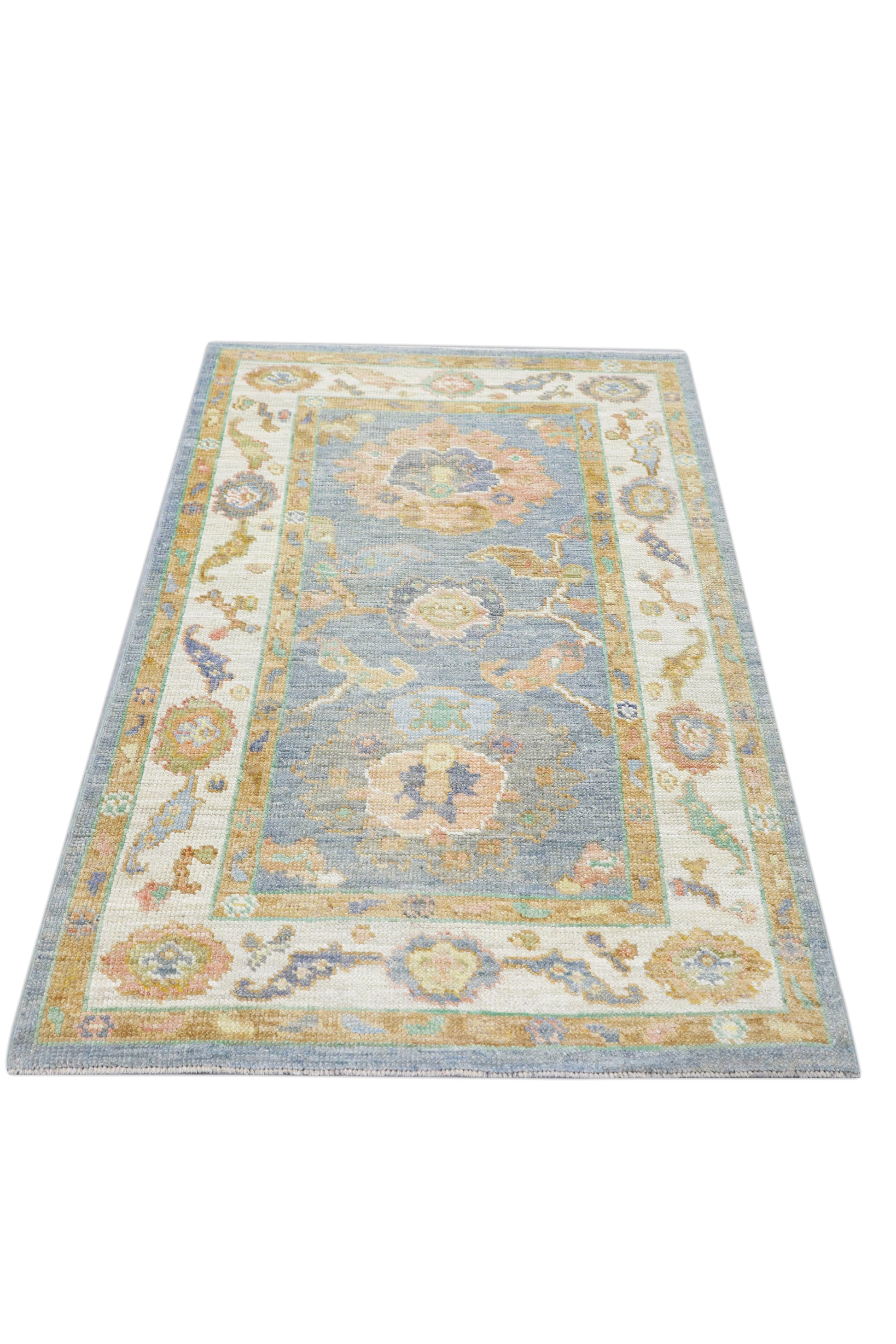 Turkish Oushak Rug 2'11" x 5' #4374