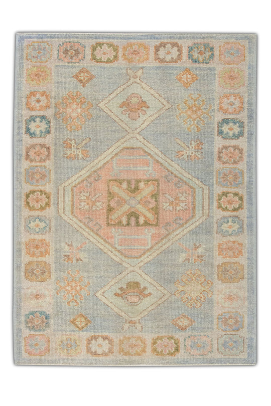 #4235 Turkish Oushak 3'3" x 4'6"