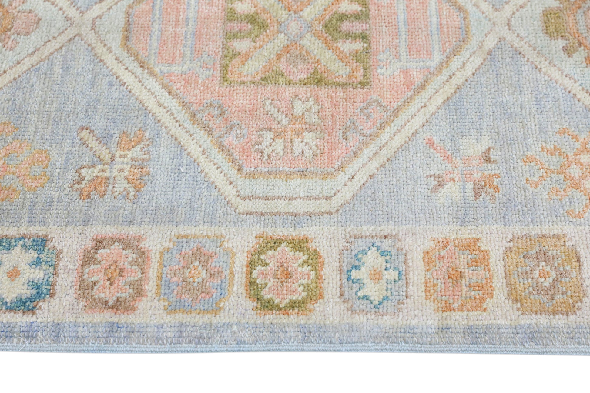 Turkish Oushak Rug 3'3" x 4'6" #4235