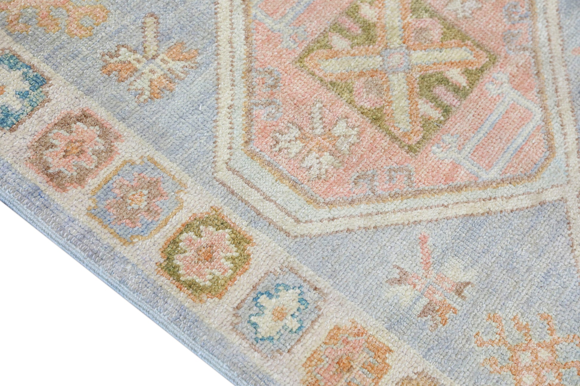 Turkish Oushak Rug 3'3" x 4'6" #4235