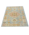 Turkish Oushak Rug 3'3" x 4'6" #4235