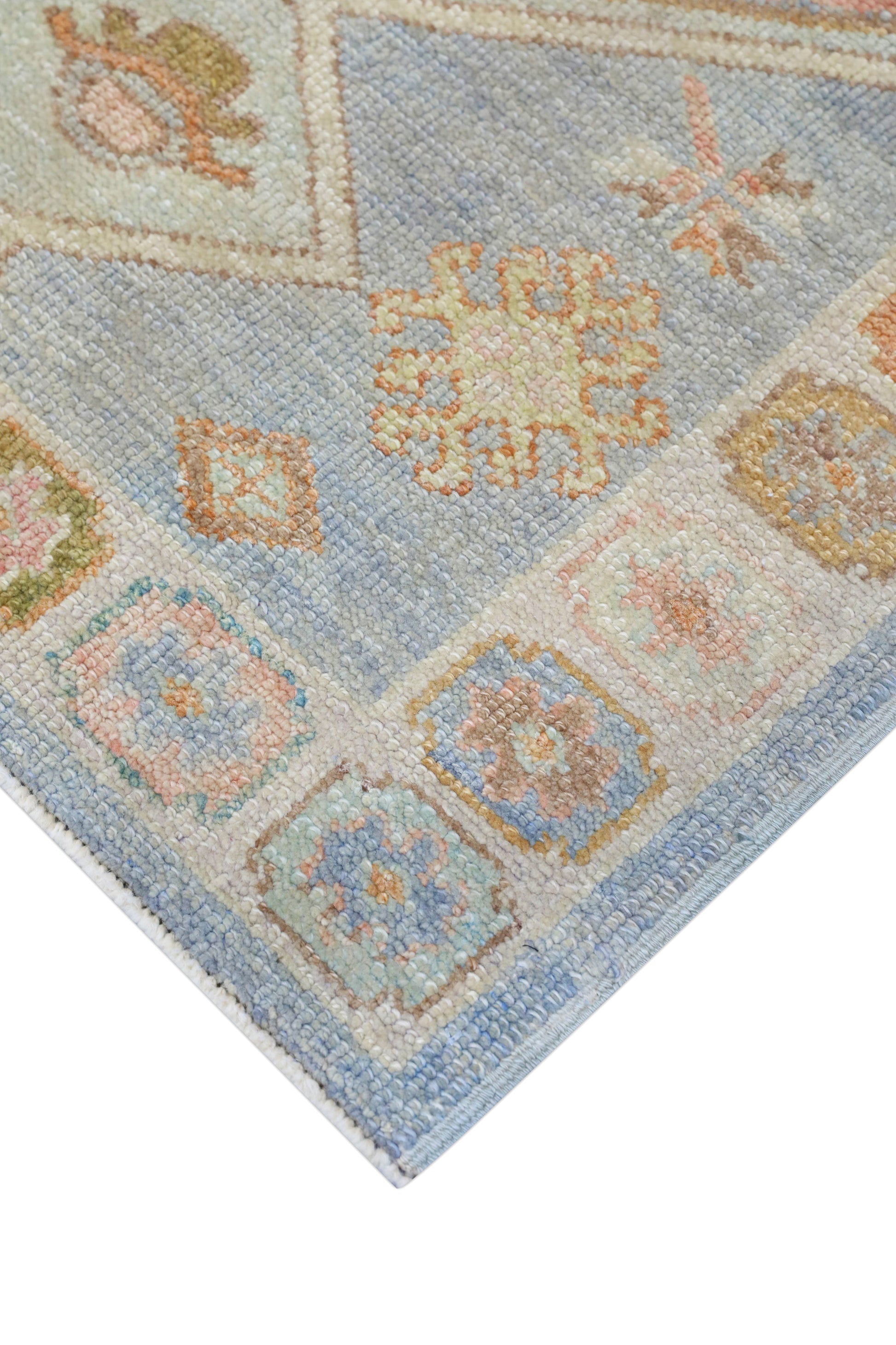 Turkish Oushak Rug 3'3" x 4'6" #4235