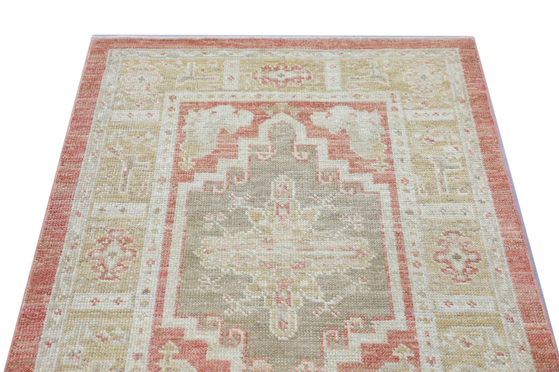 Turkish Oushak Rug 2'11" x 4'3" #4378