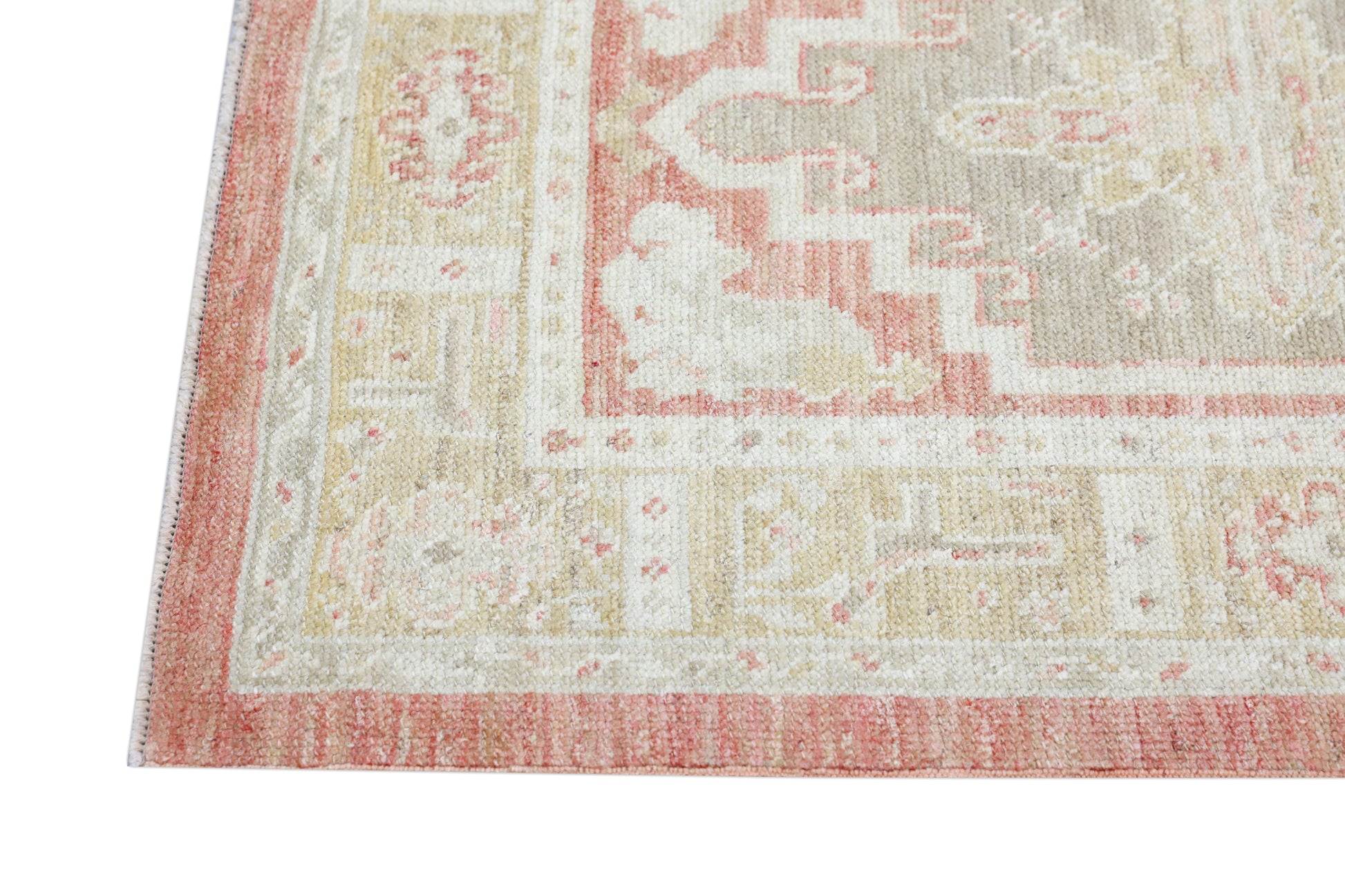 Turkish Oushak Rug 2'11" x 4'3" #4378