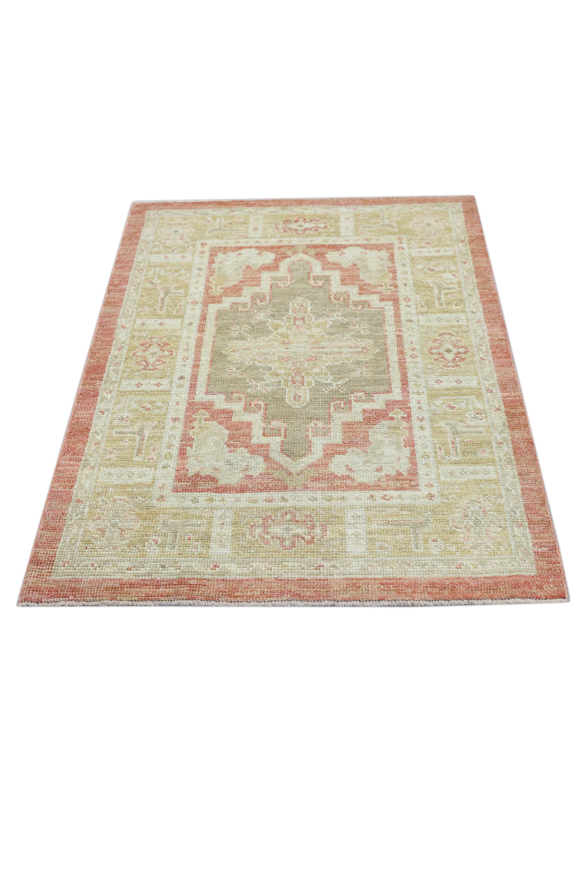 Turkish Oushak Rug 2'11" x 4'3" #4378