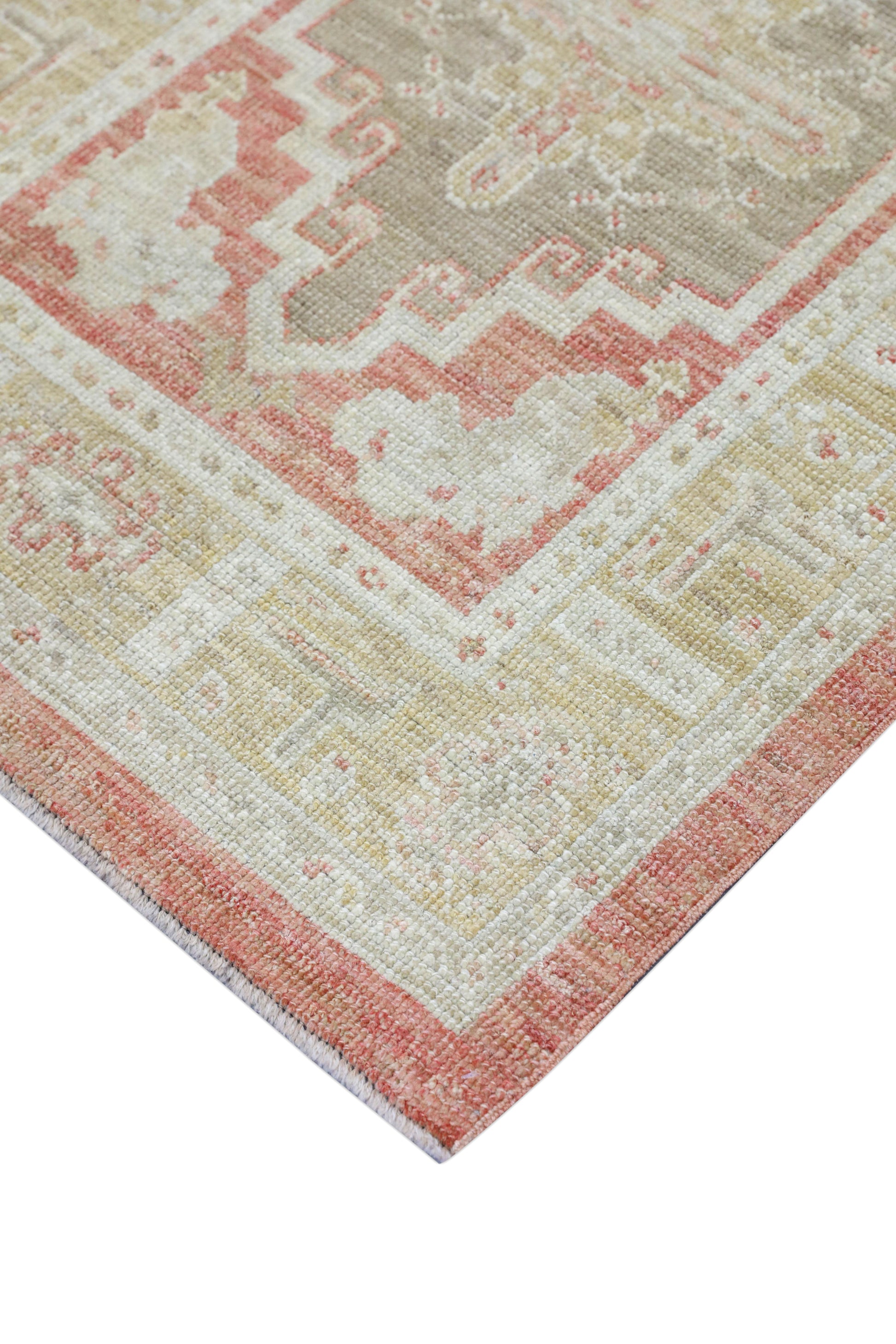Turkish Oushak Rug 2'11" x 4'3" #4378