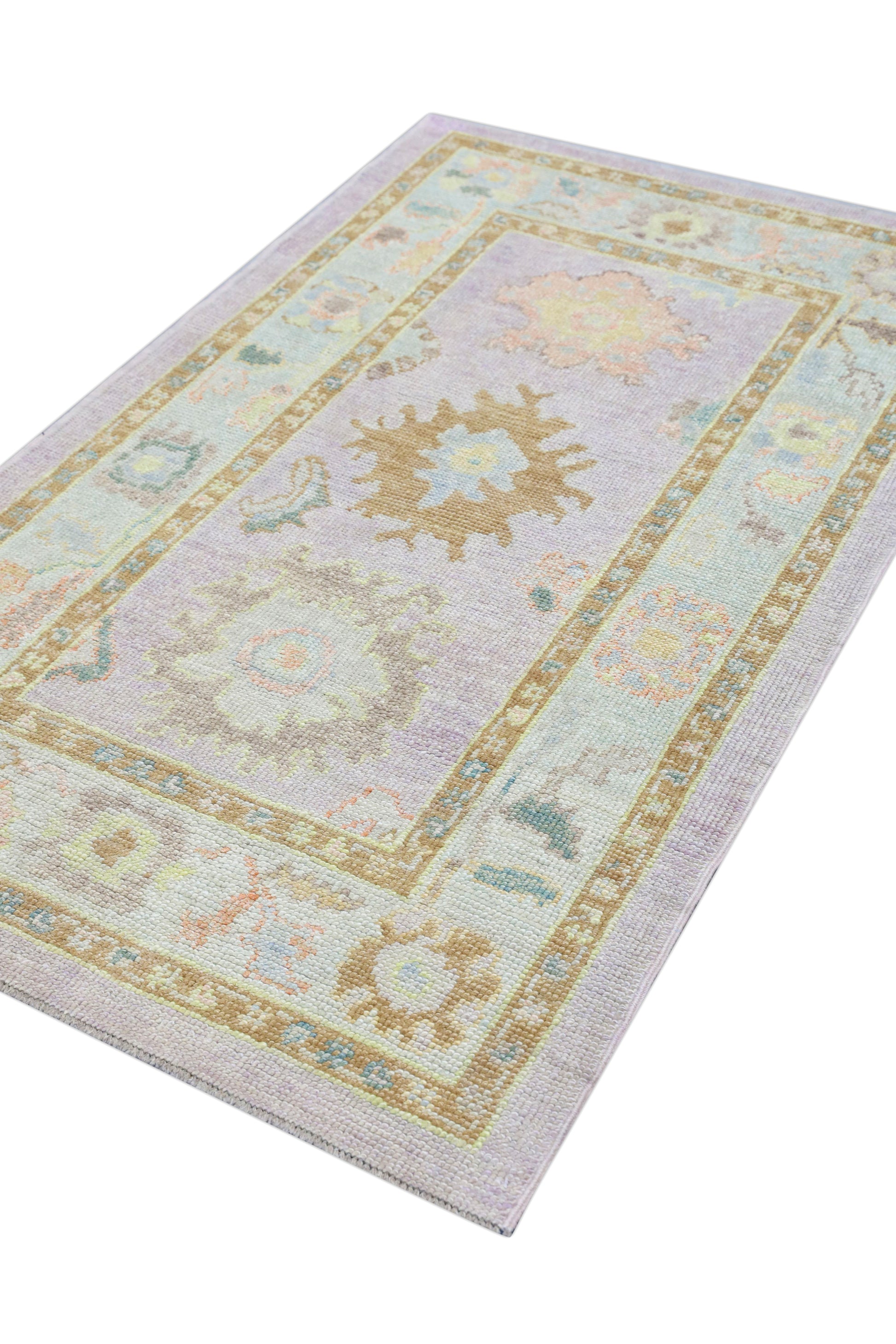 Turkish Oushak Rug 3'2" x 5'4" #4379