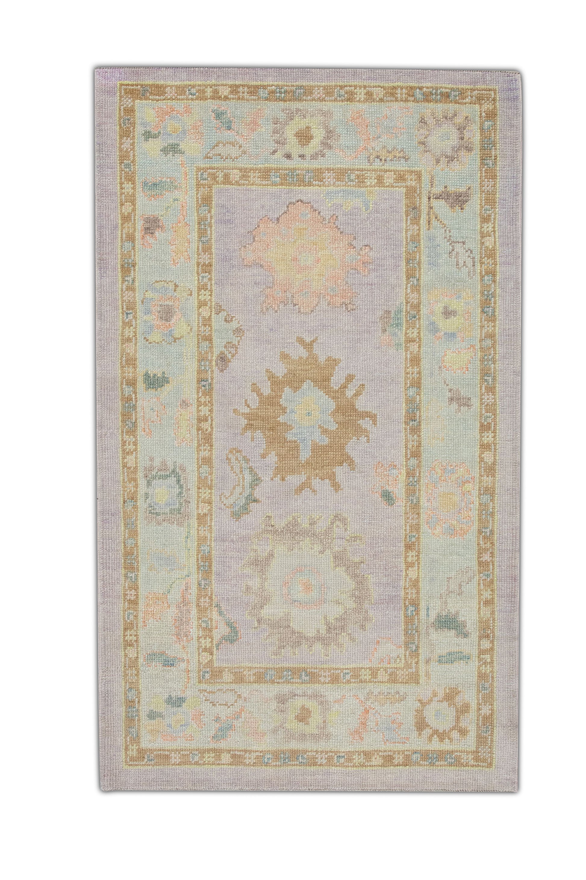 Turkish Oushak Rug 3'2" x 5'4" #4379