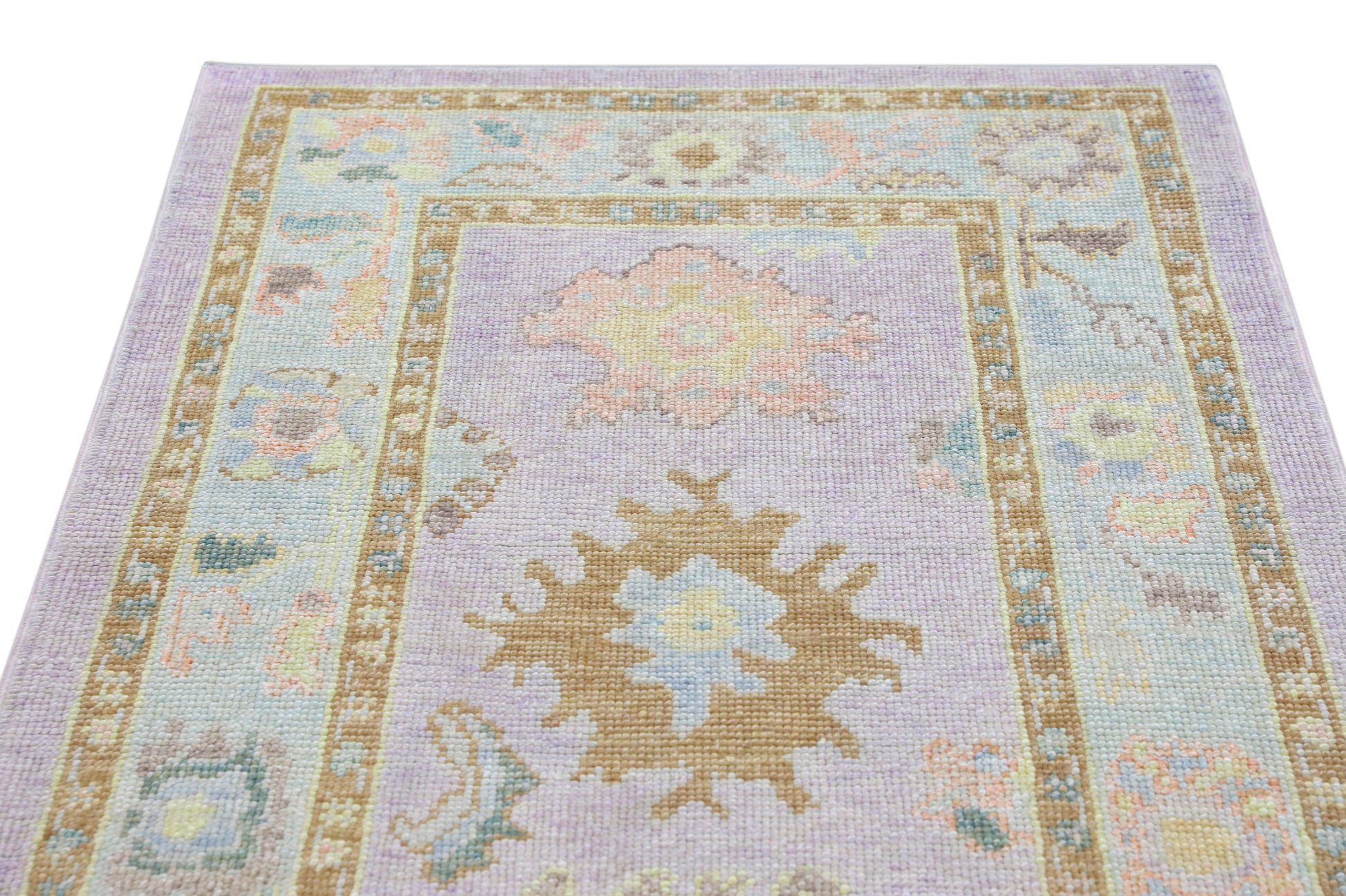 Turkish Oushak Rug 3'2" x 5'4" #4379