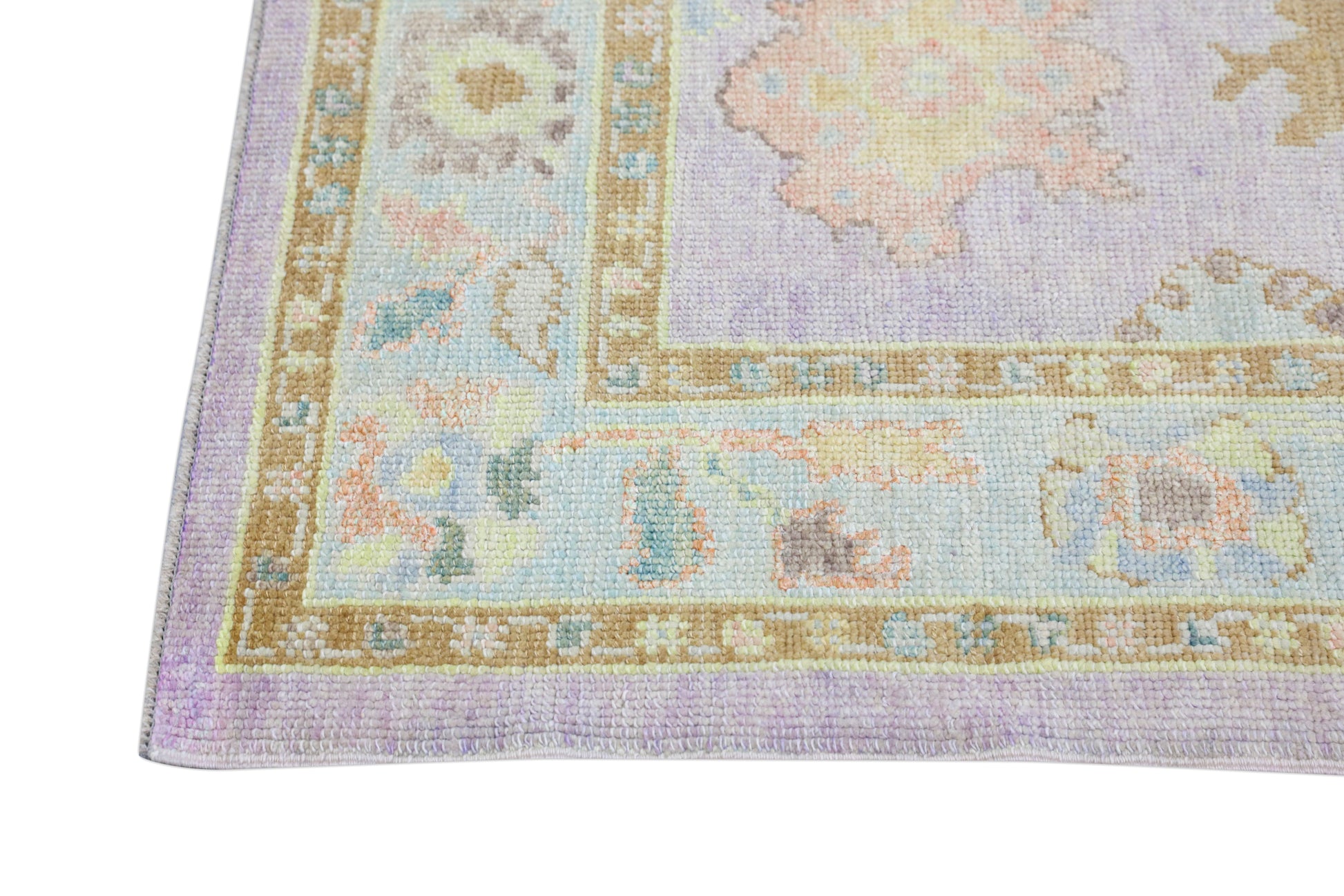 Turkish Oushak Rug 3'2" x 5'4" #4379