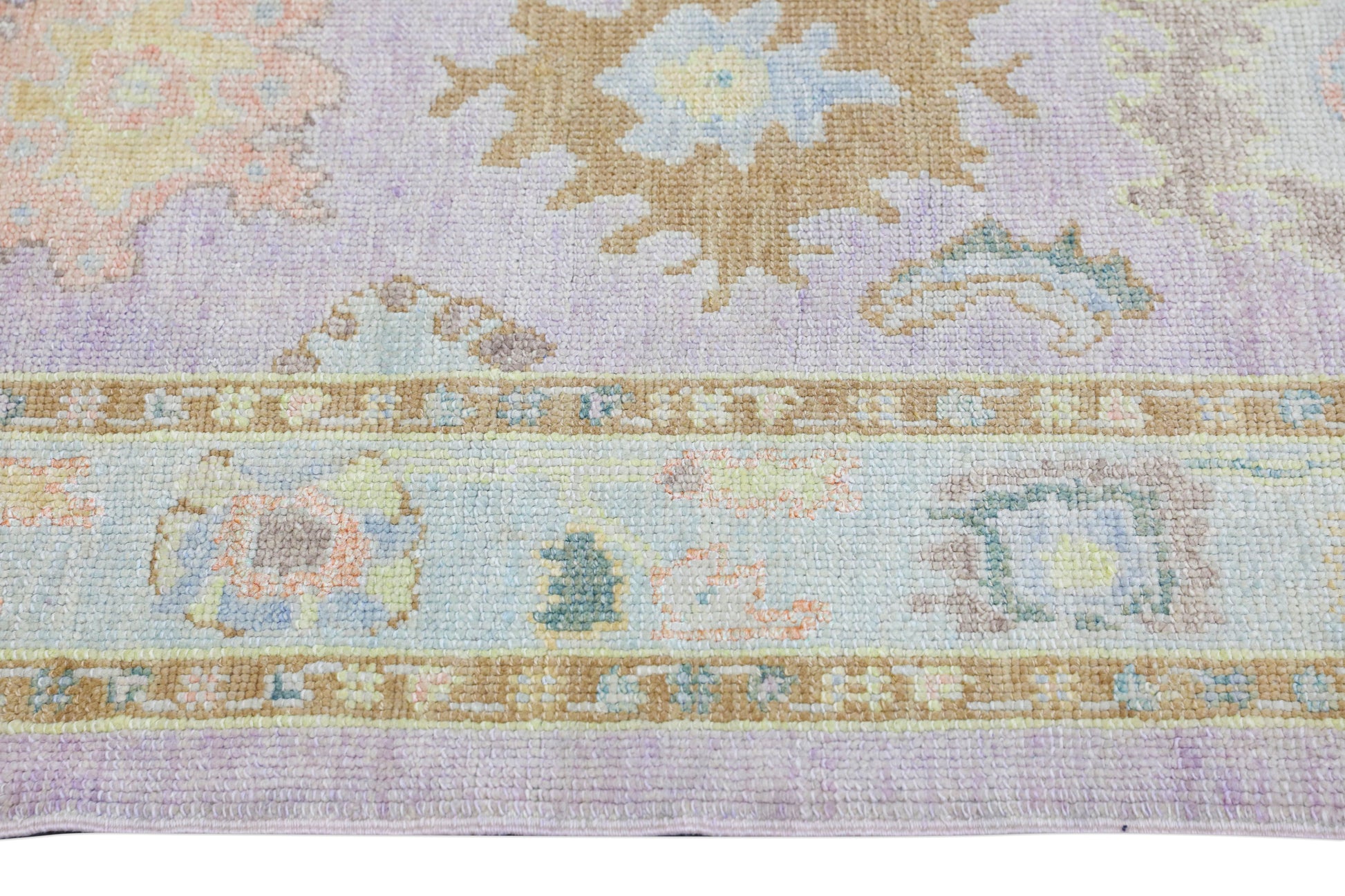 Turkish Oushak Rug 3'2" x 5'4" #4379