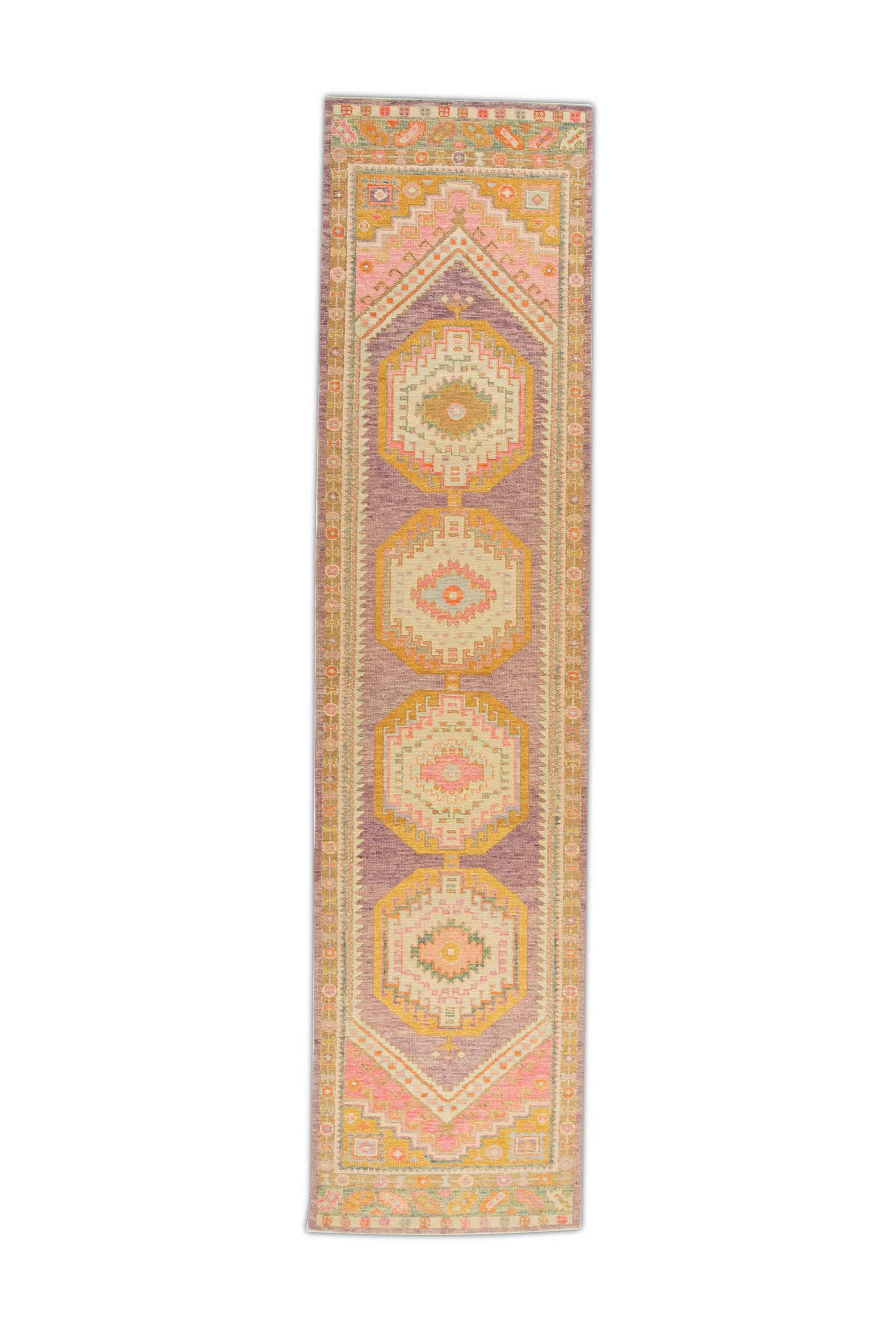 Turkish Oushak Rug 3'1" x 12'9" #693