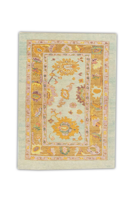 #1349 Turkish Oushak 3' x 4'2"