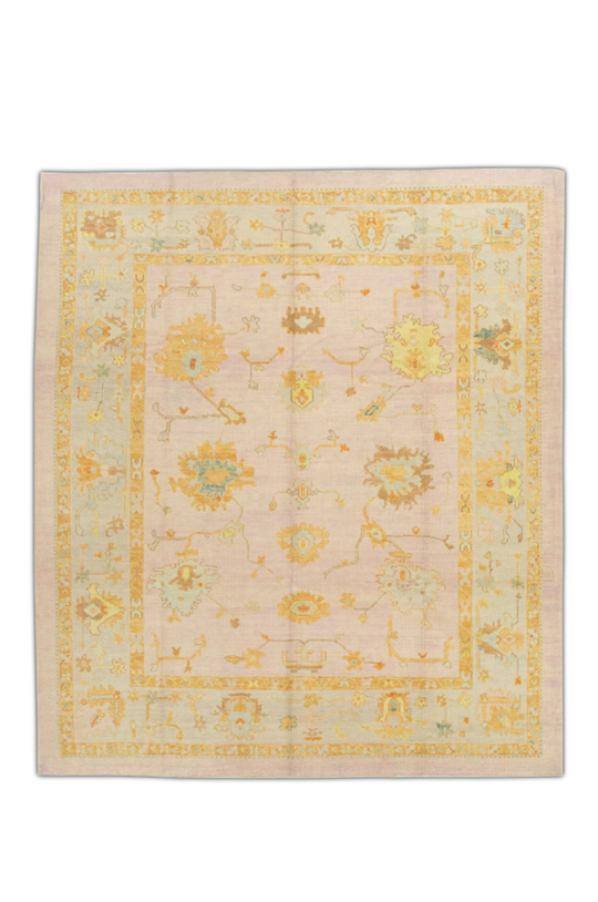 #375 Turkish Oushak 8'6" x 9'7"